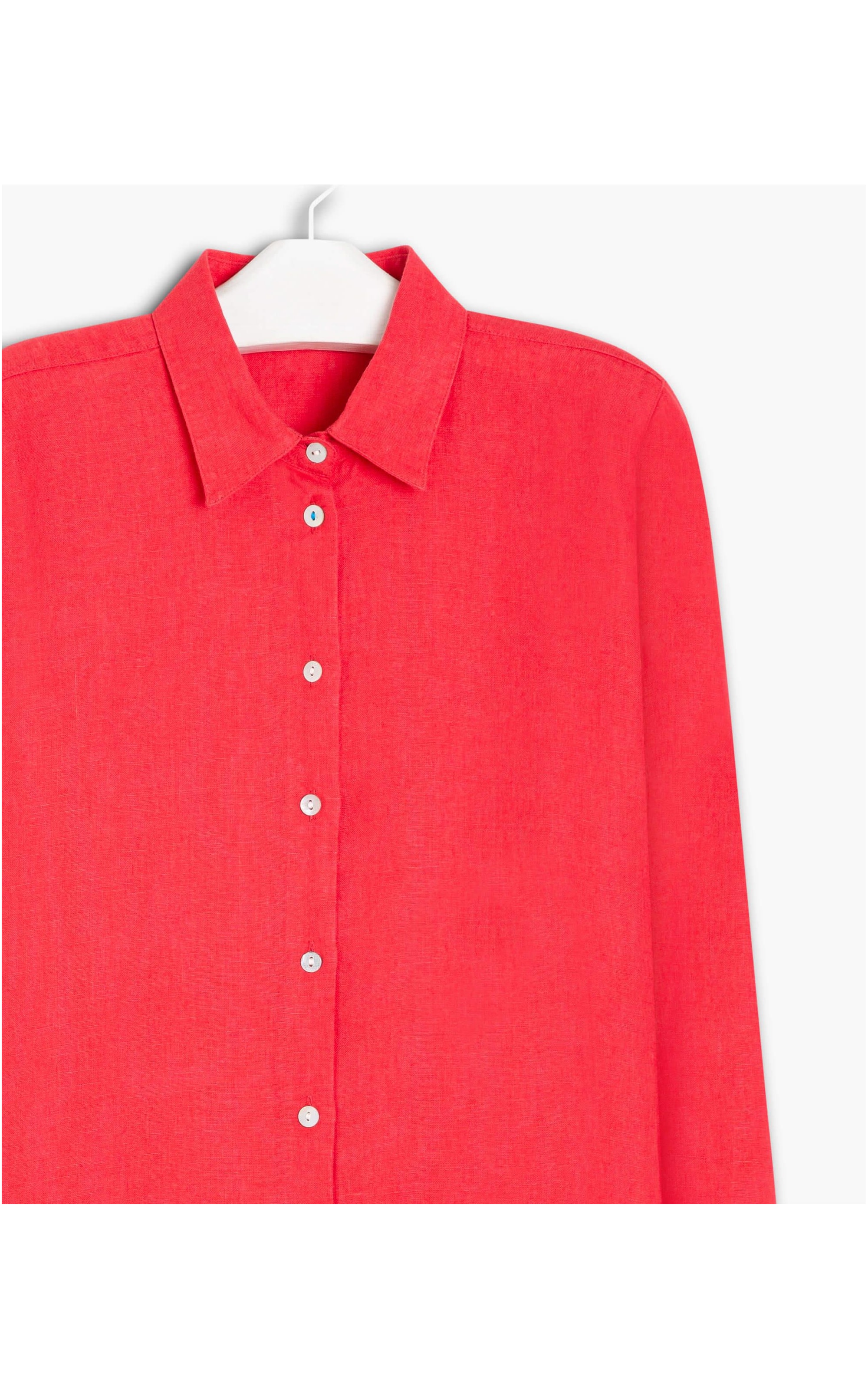 Camisa  Puro Linho  Bravus Vermelho