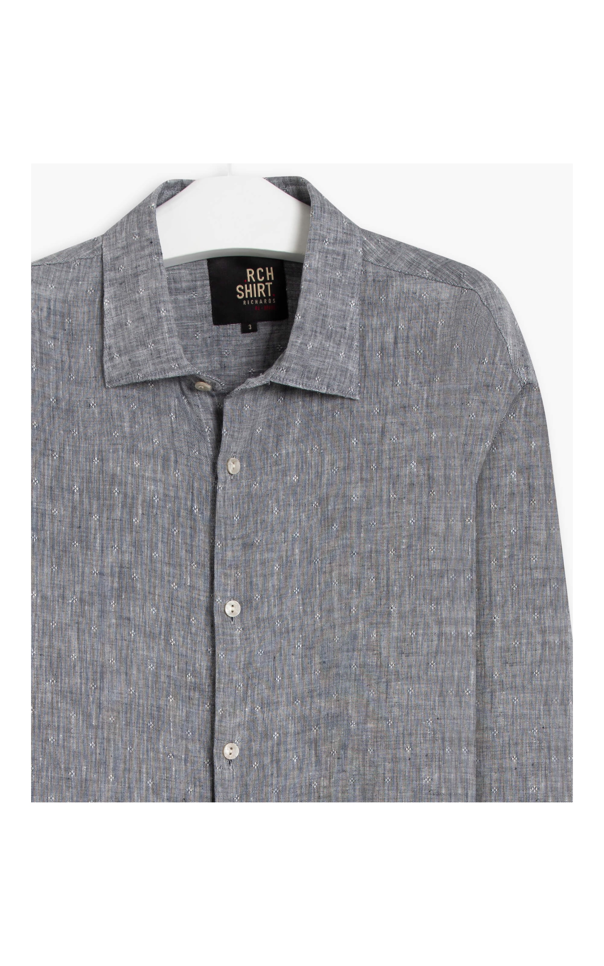 Camisa Puro Linho  Bruno Dark Navy