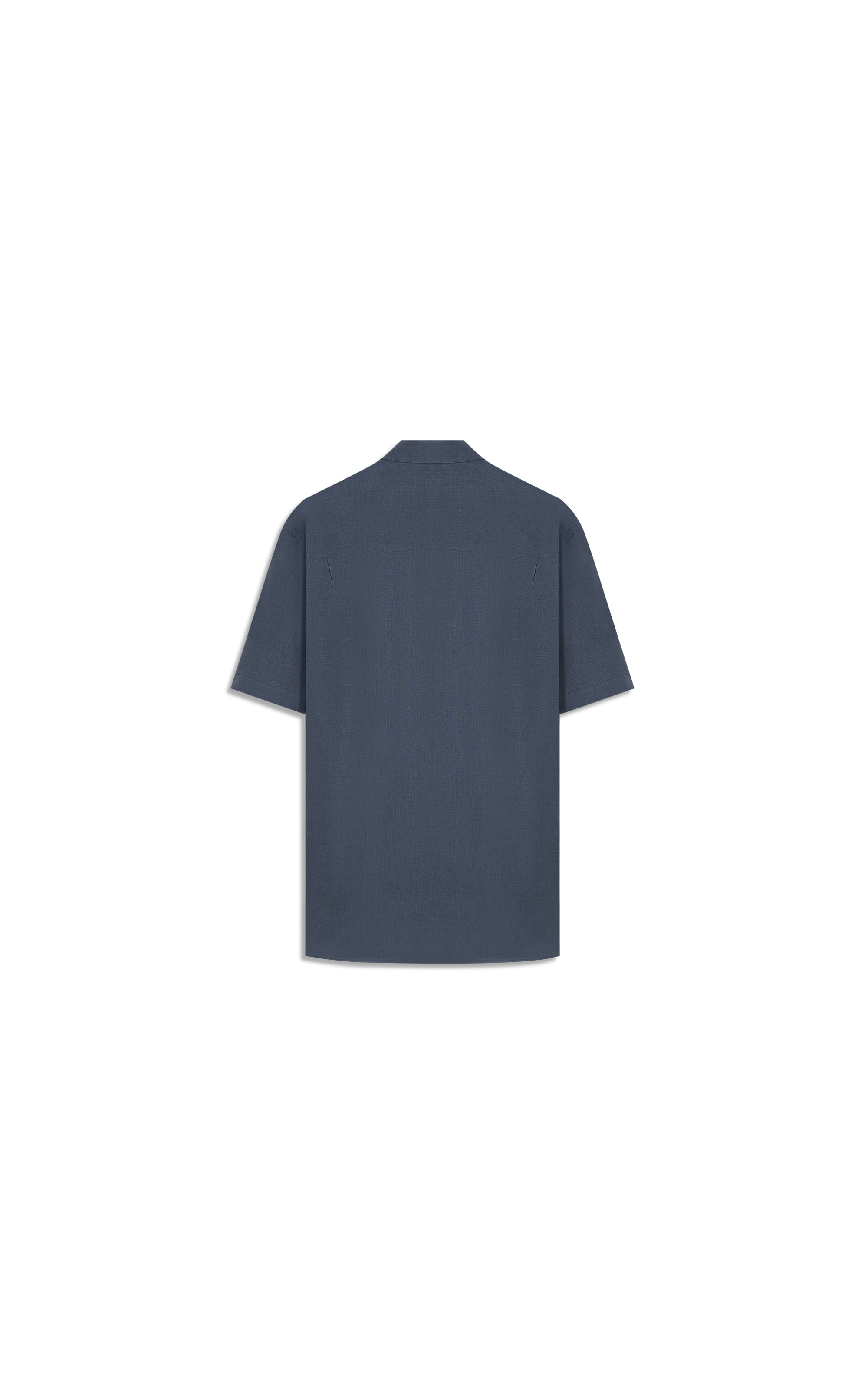 Camisa Puro Linho Cinza Azulado