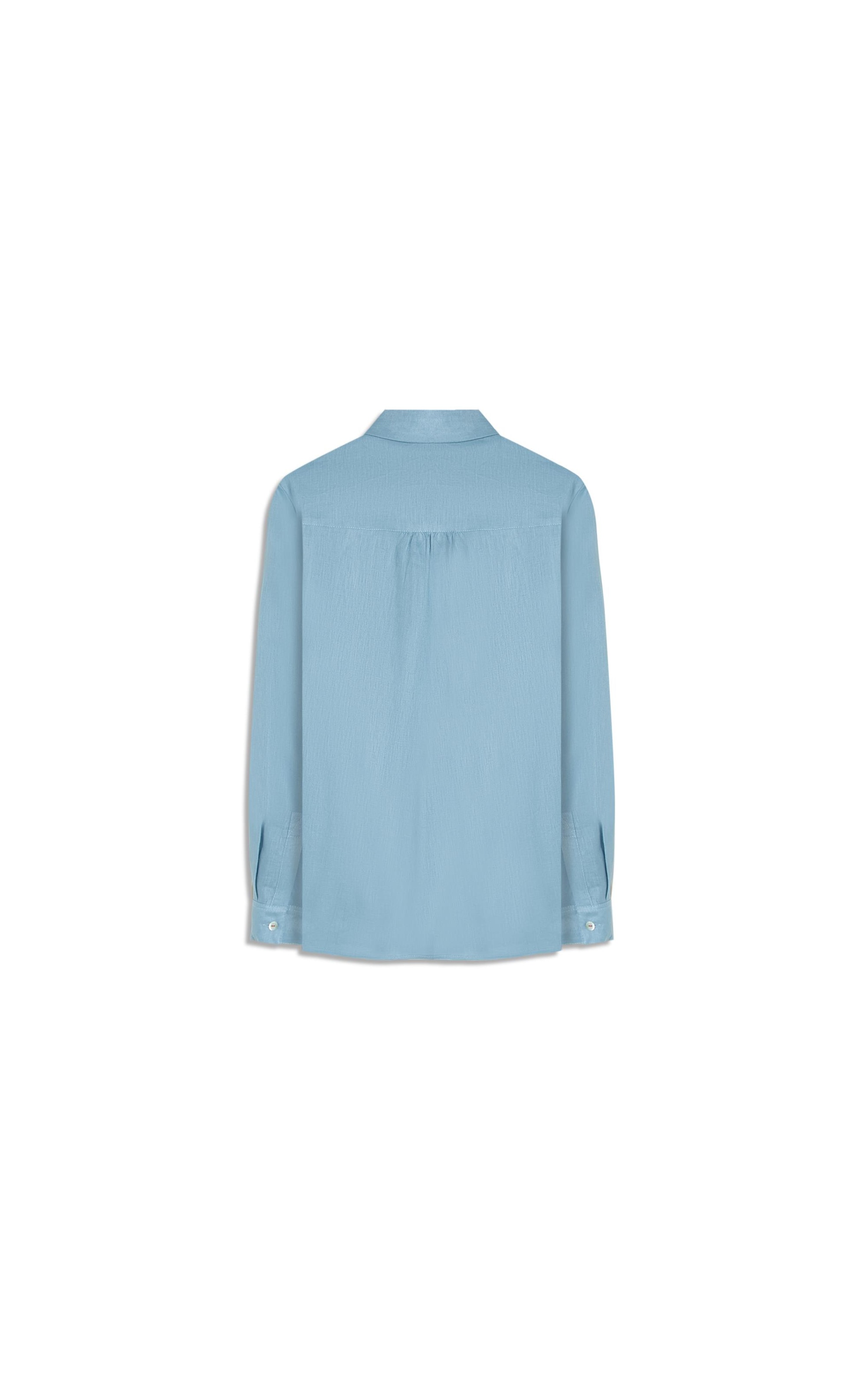 Camisa  Puro Linho Classic Azul Claro