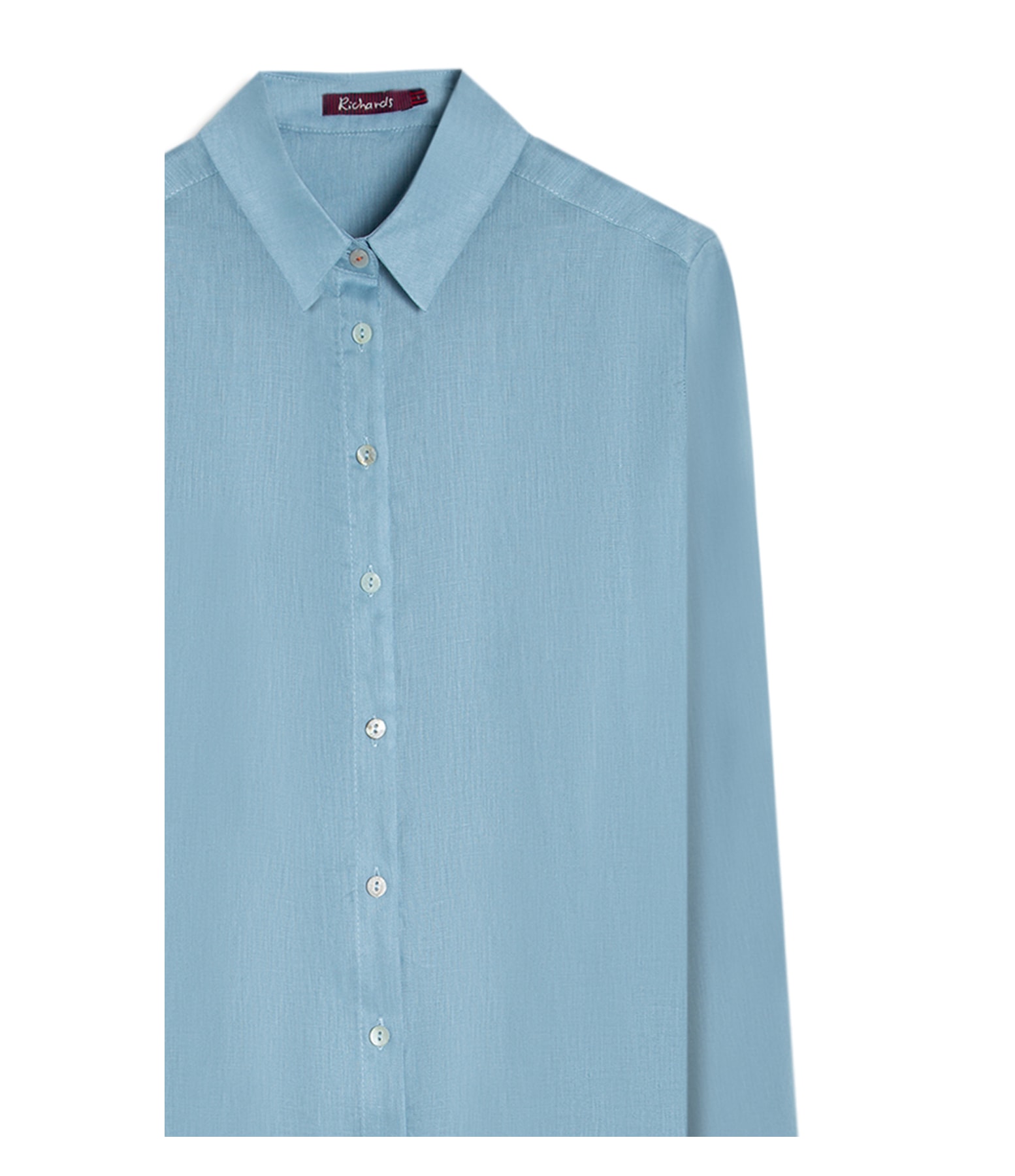 Camisa  Puro Linho Classic Azul Claro