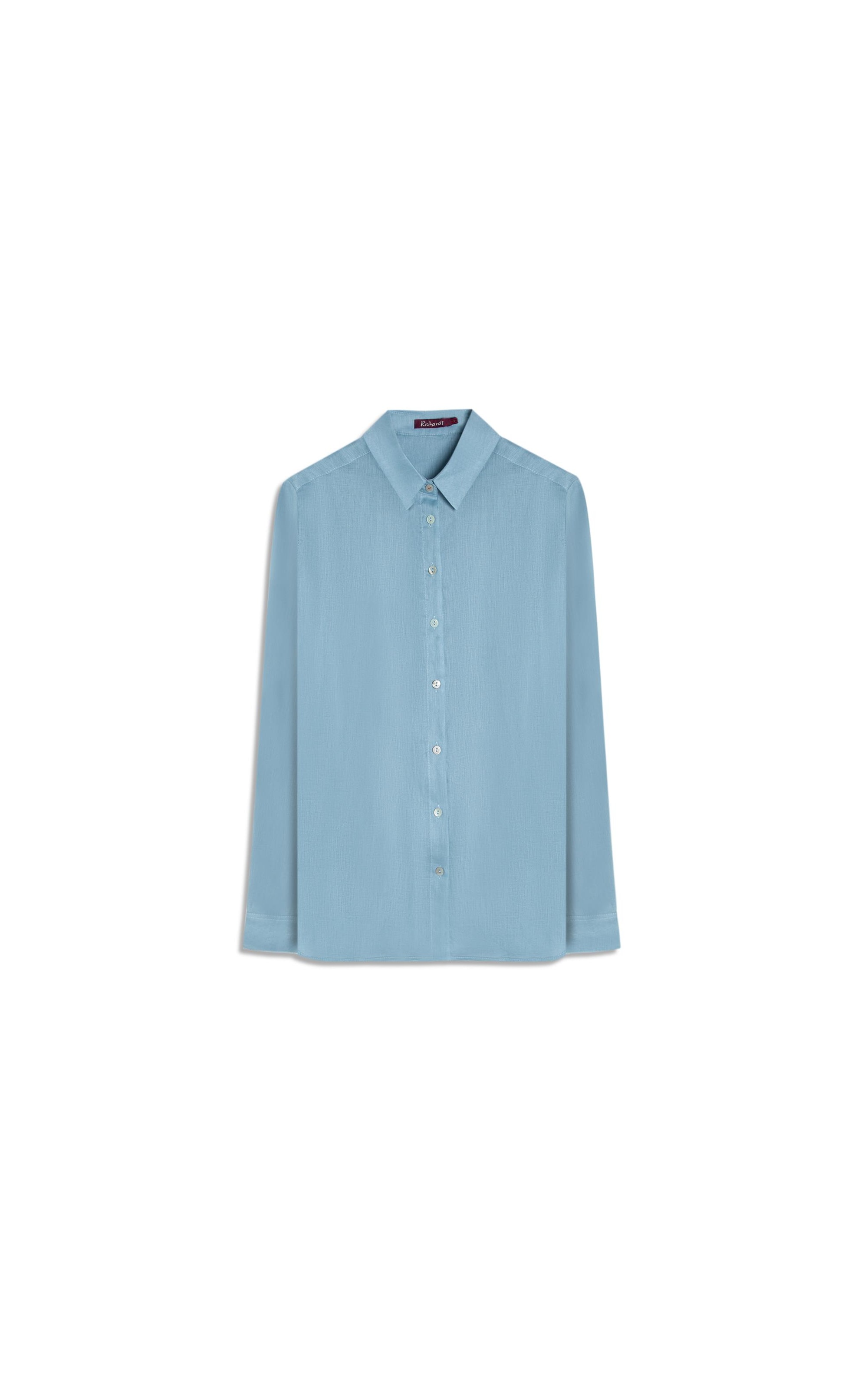 Camisa  Puro Linho Classic Azul Claro