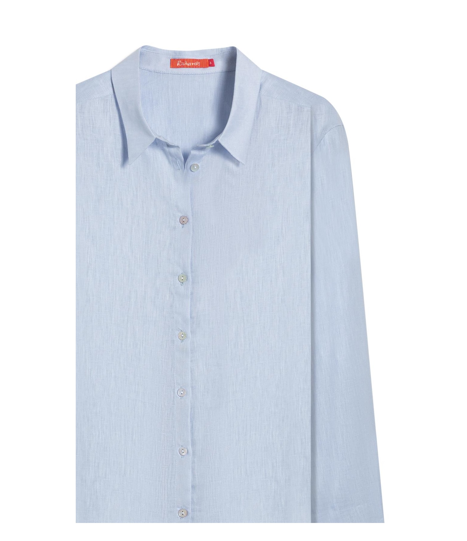 Camisa  Puro Linho Classic  Azul Claro