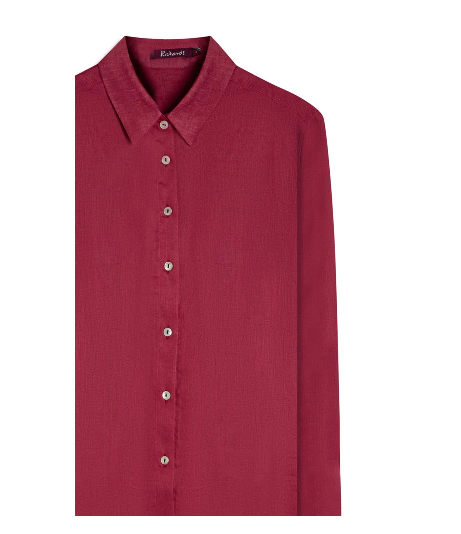 Camisa  Puro Linho Classic Bordeaux