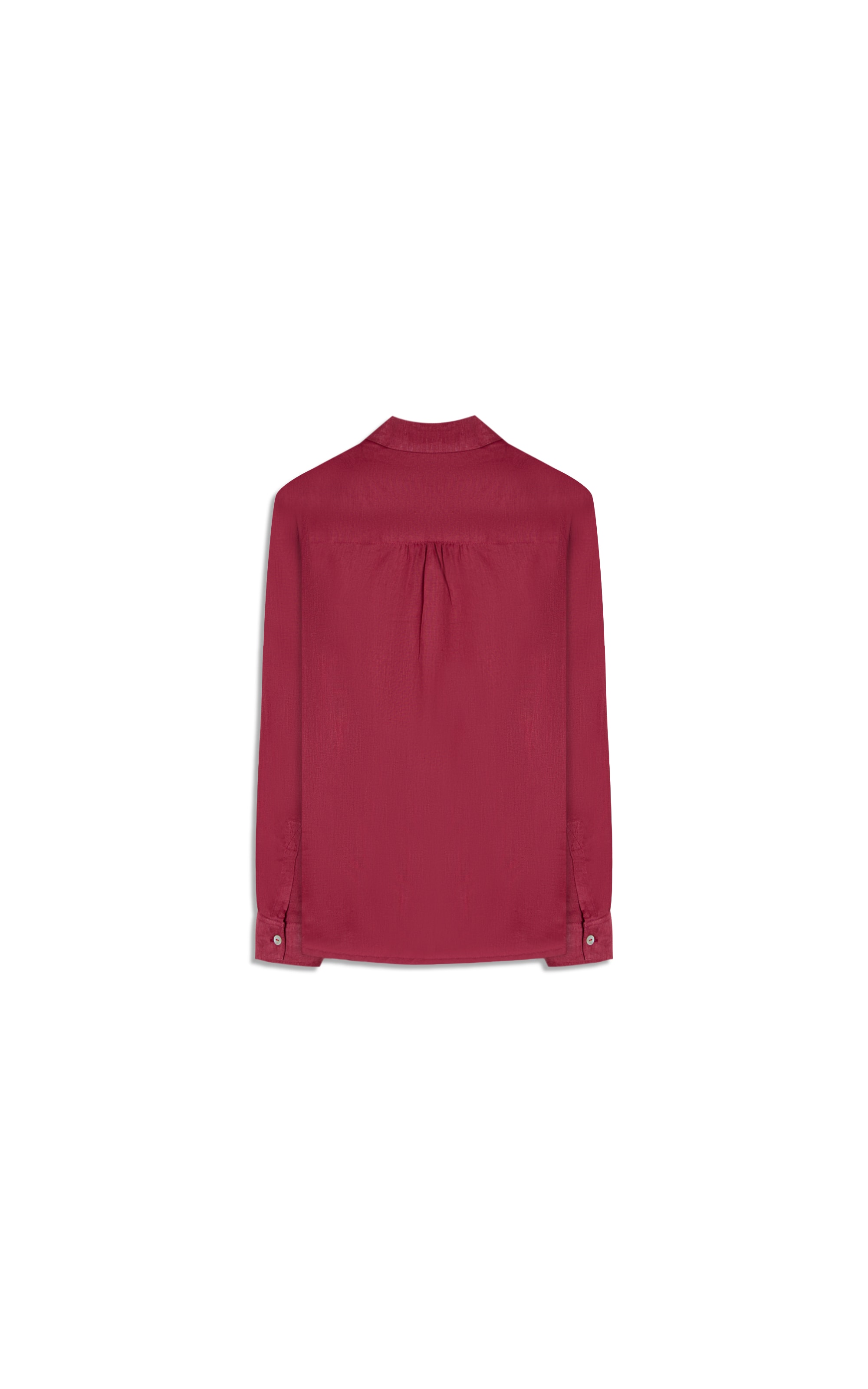 Camisa  Puro Linho Classic Bordeaux