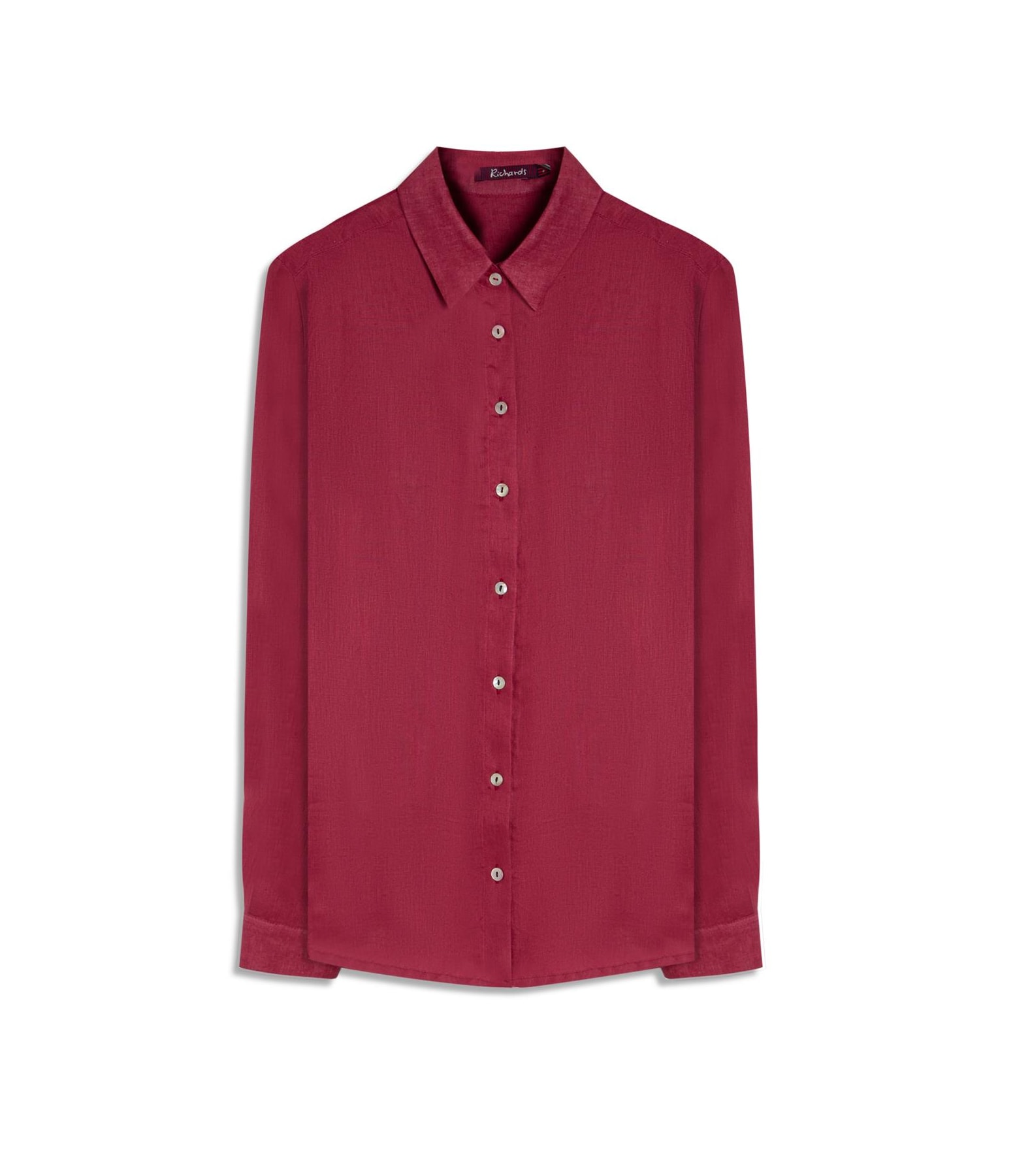 Camisa  Puro Linho Classic Bordeaux