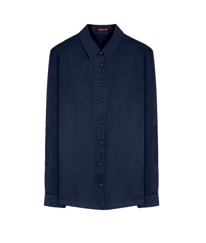 Camisa Puro Linho Classic Dark Navy