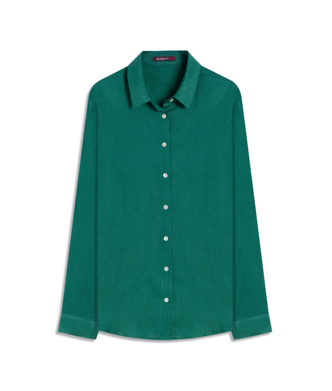 Camisa  Puro Linho Classic Floresta