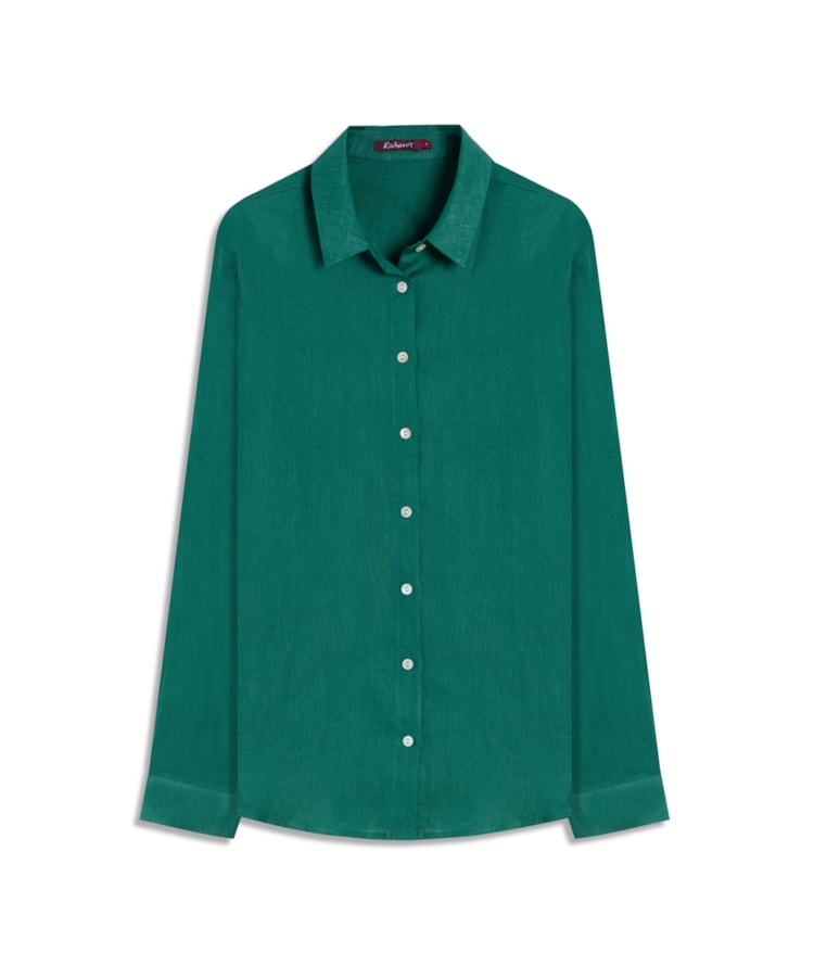 Camisa  Puro Linho Classic Floresta