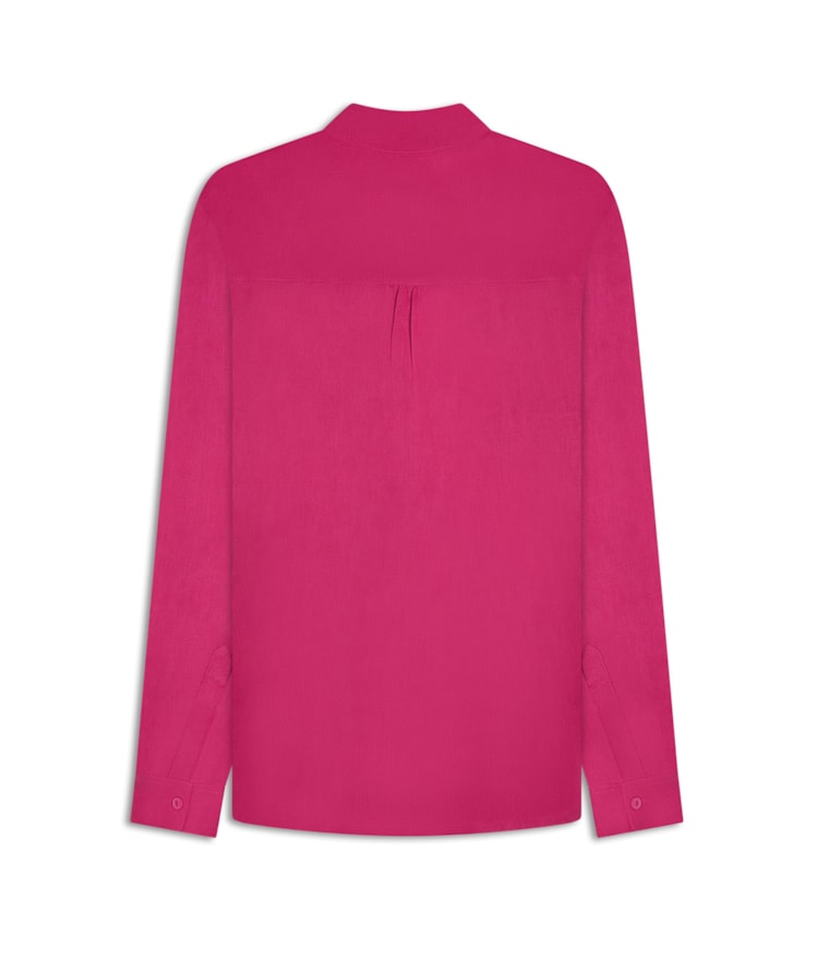 Camisa  Puro Linho Classic  Magenta