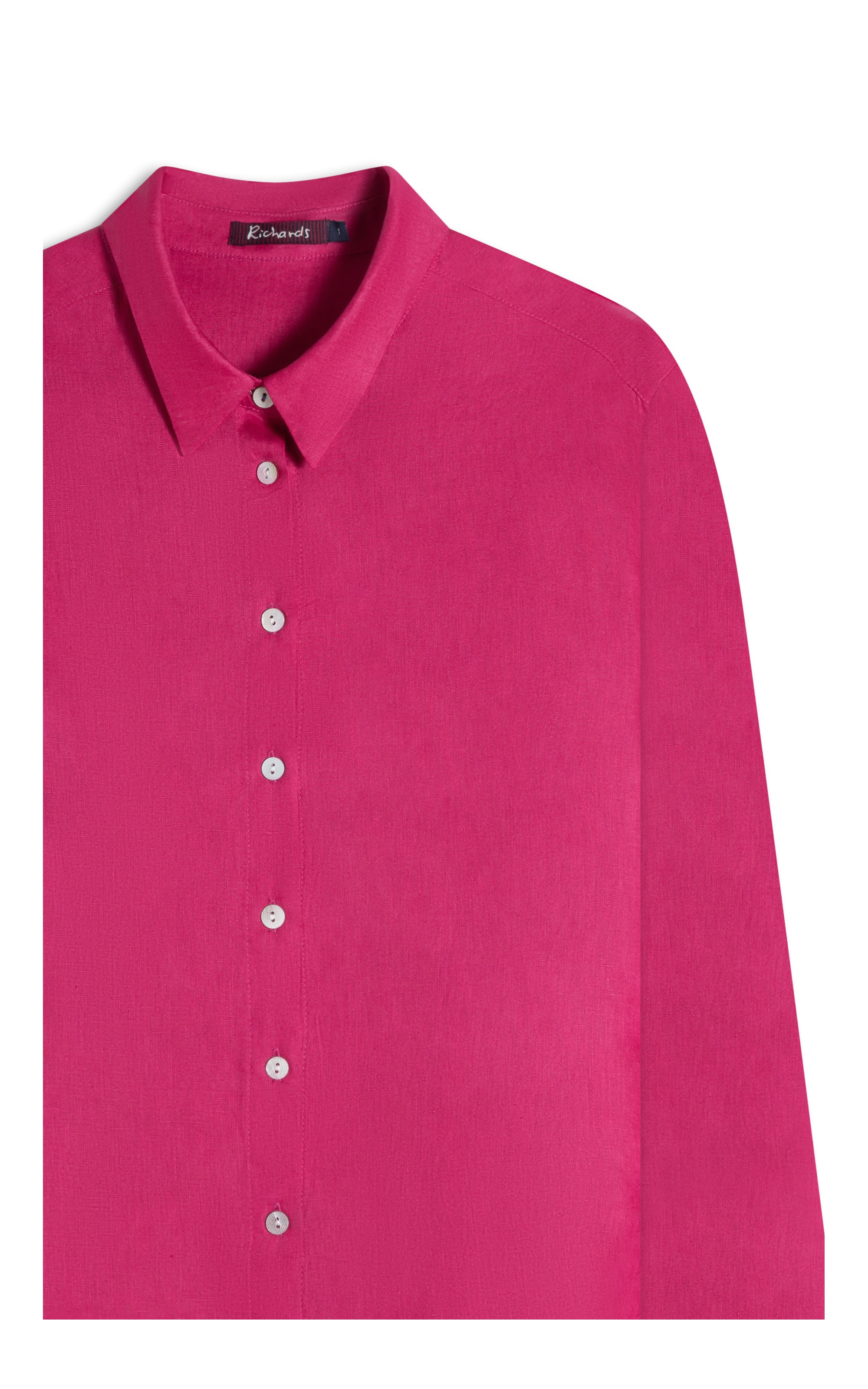 Camisa  Puro Linho Classic  Magenta