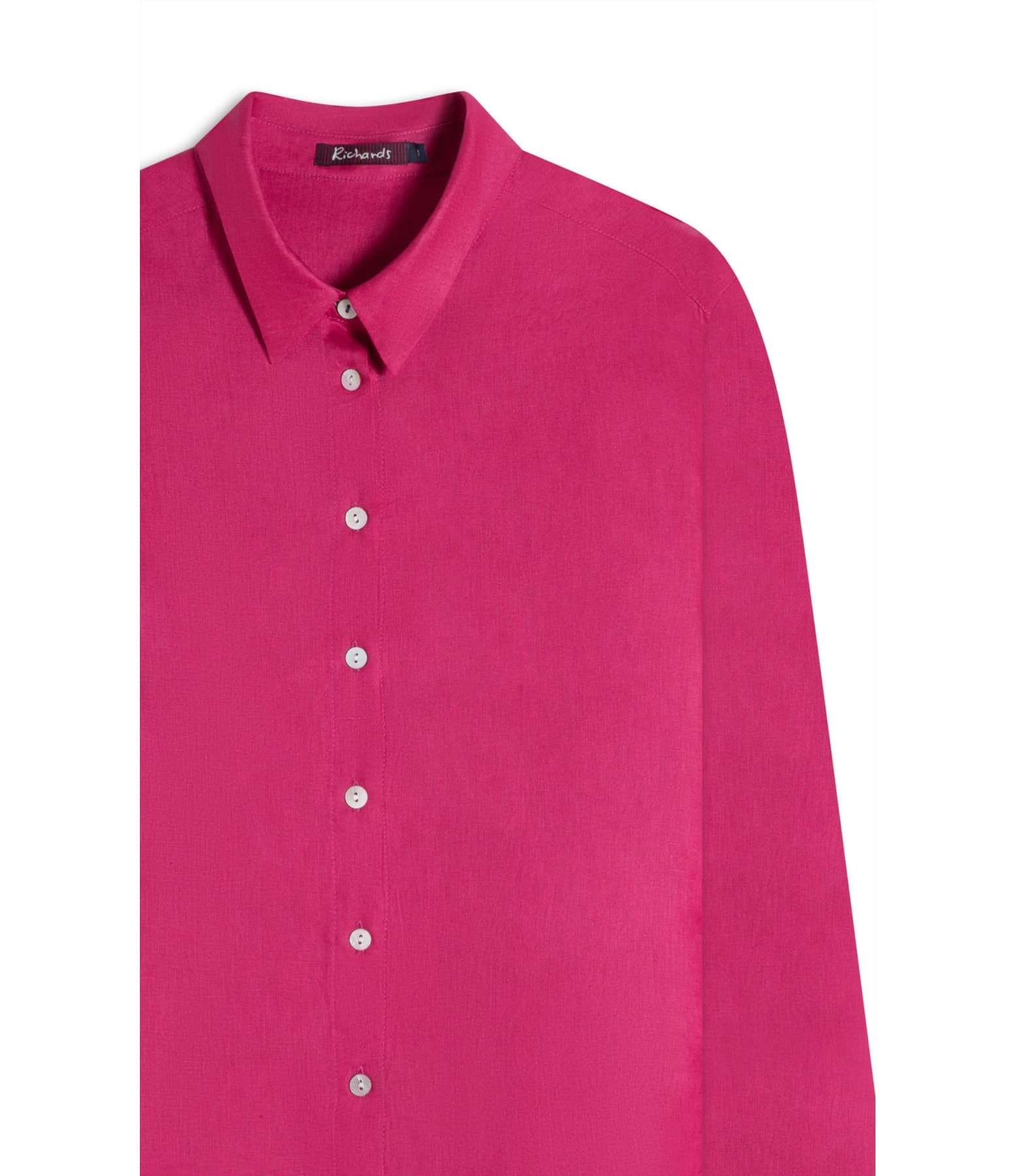 Camisa  Puro Linho Classic  Magenta