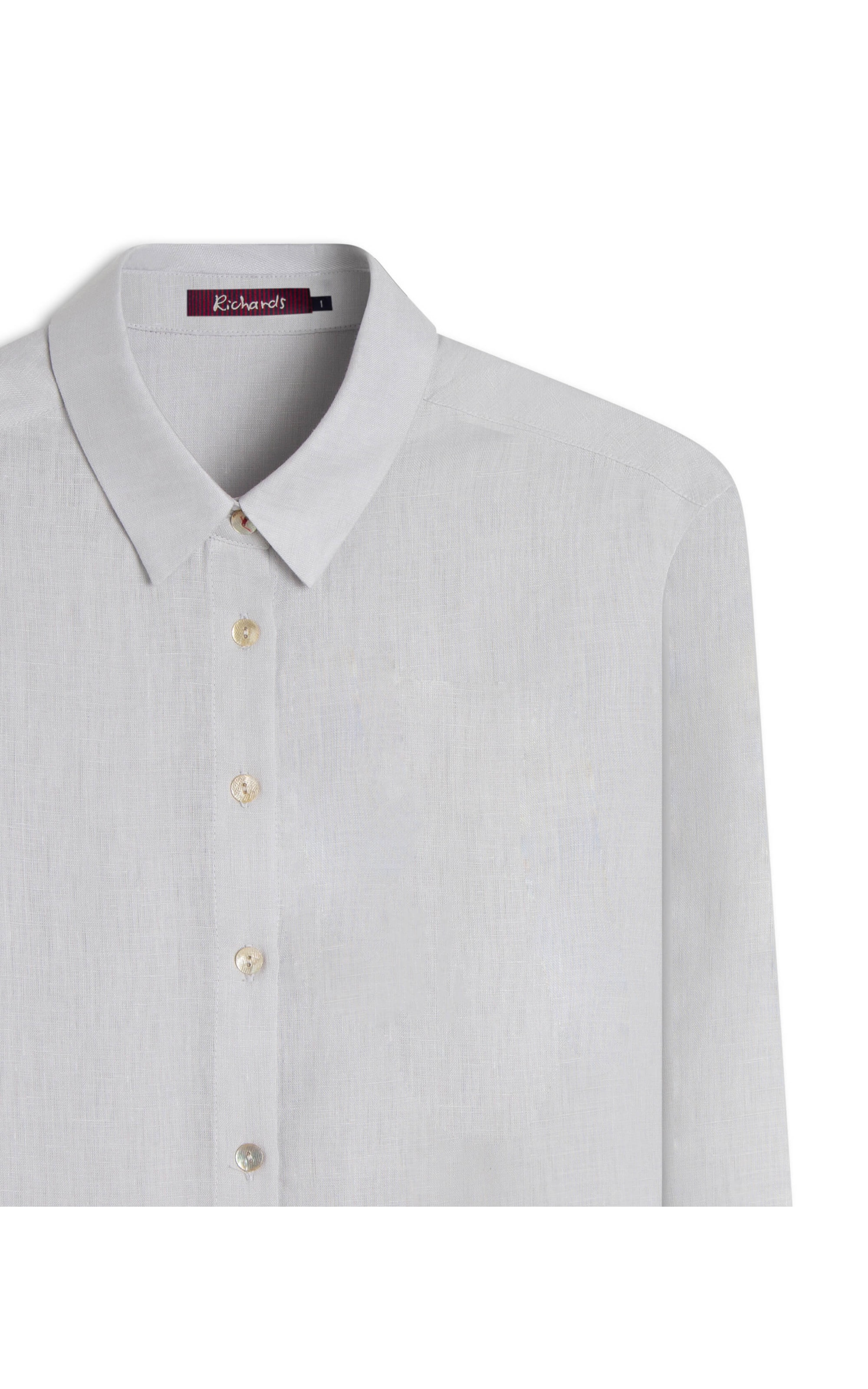 Camisa  Puro Linho Classic Prata