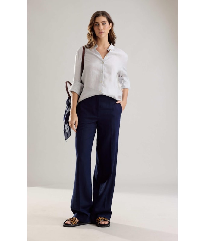 Camisa Puro Linho Classic Prata
