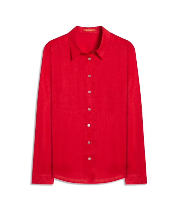Camisa  Puro Linho Classic Vermelho