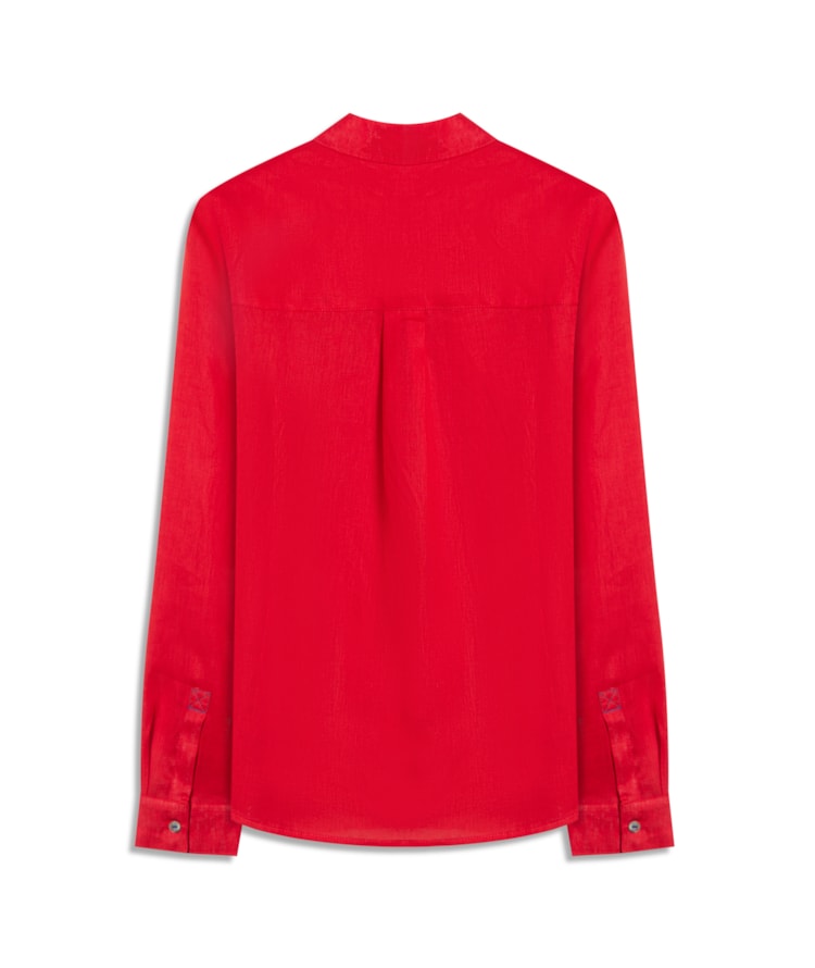 Camisa  Puro Linho Classic Vermelho