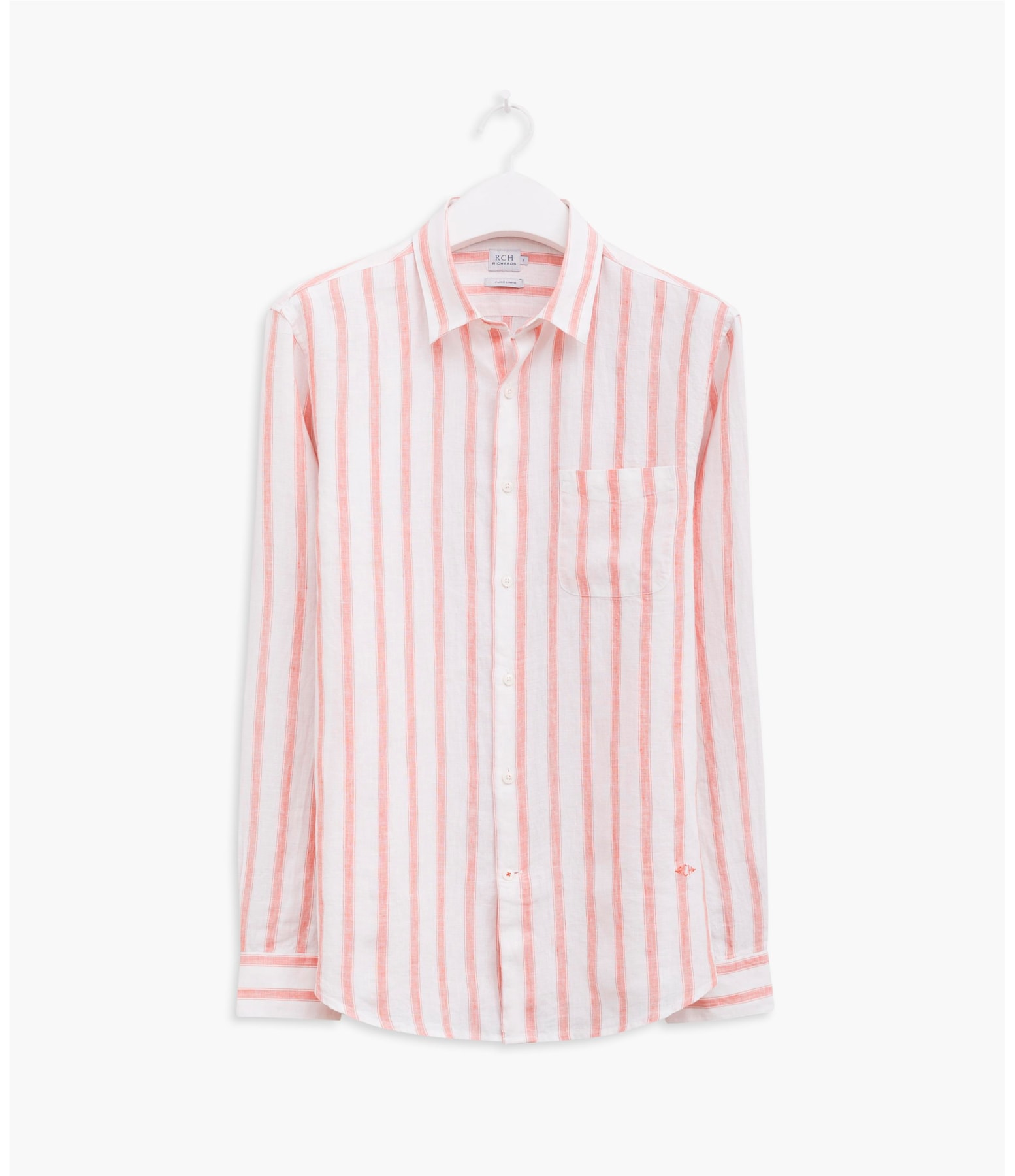 Camisa Puro Linho  Comporta Ml Laranja
