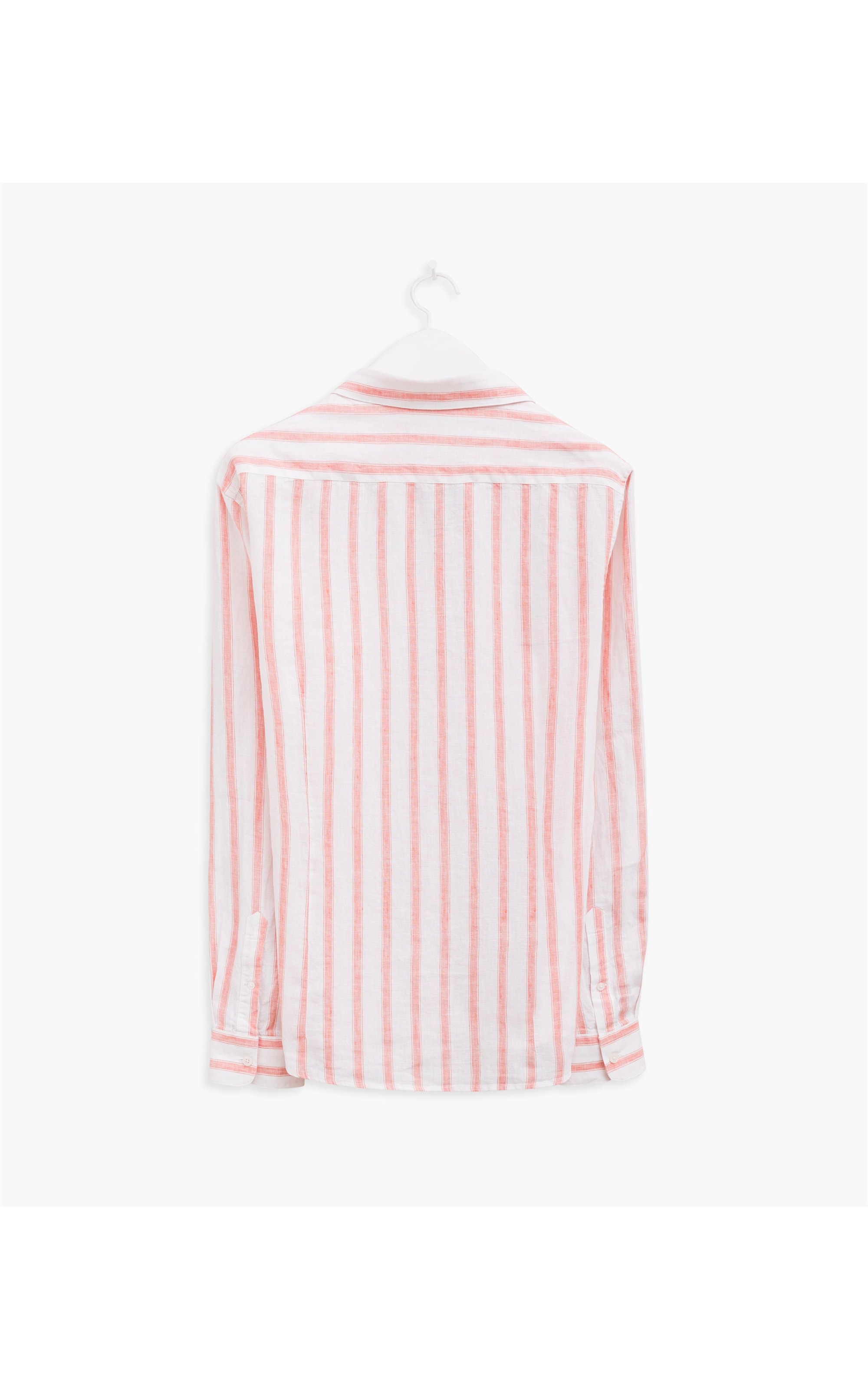 Camisa Puro Linho  Comporta Ml Laranja