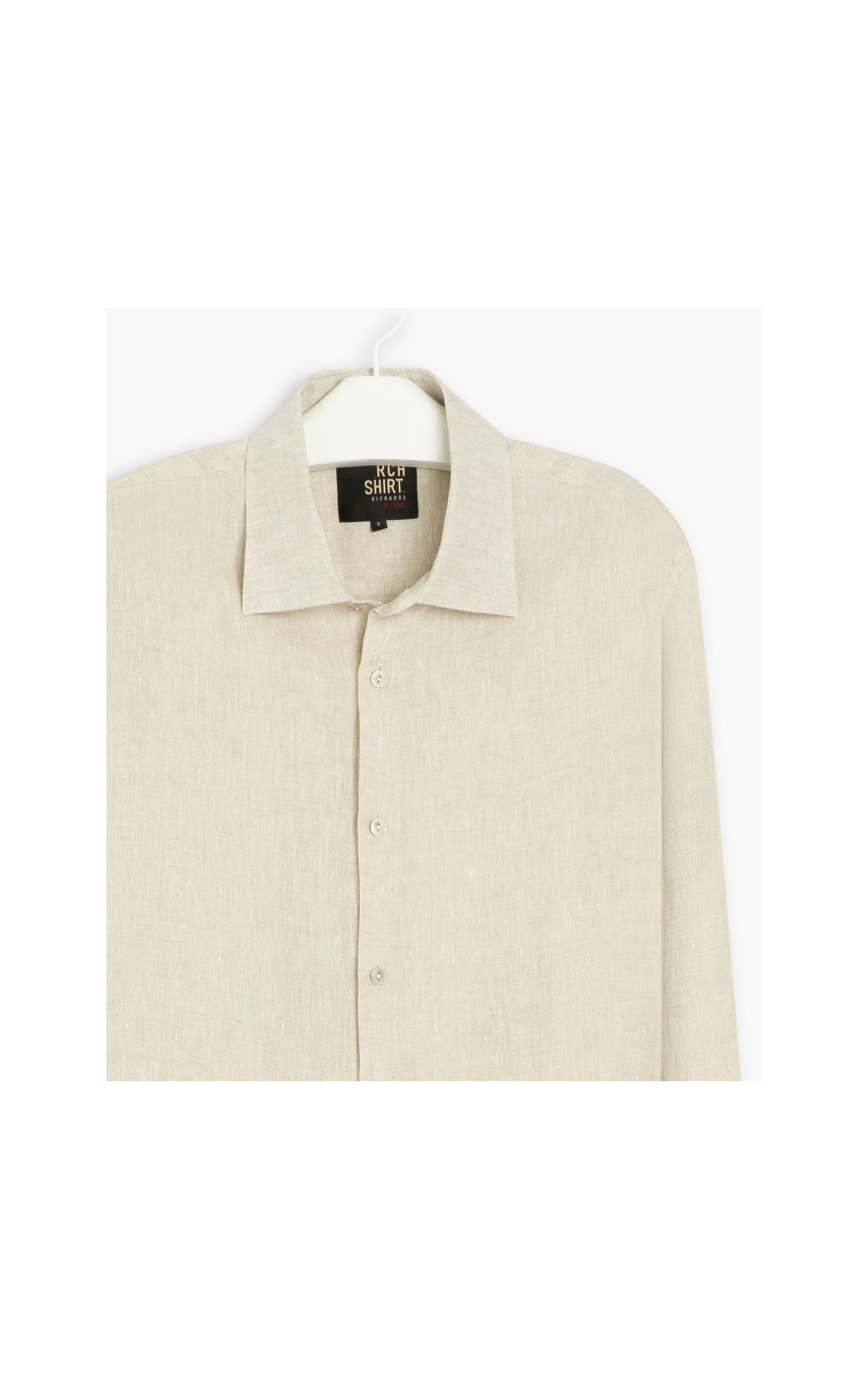 Camisa  Puro Linho  Cross Dye Areia