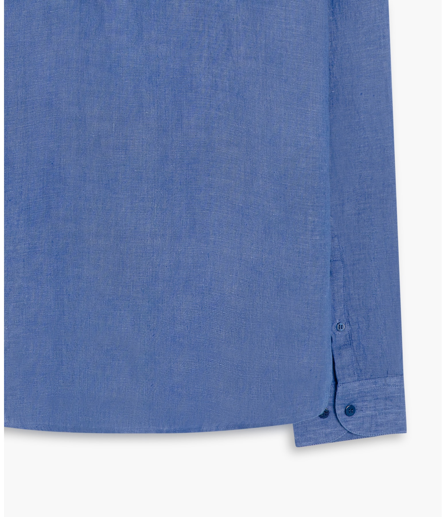 Camisa  Puro Linho  Cross Dye Azul Bic