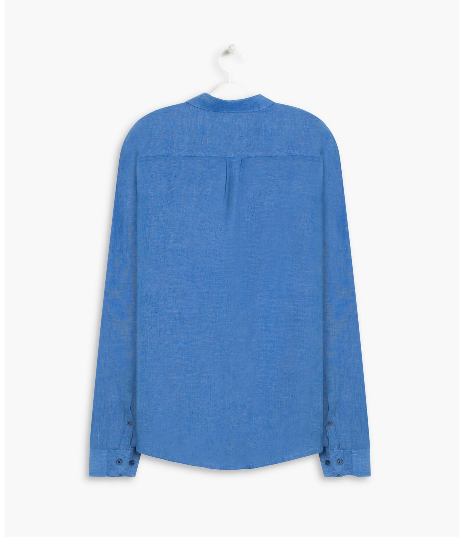 Camisa  Puro Linho  Cross Dye Azul Bic