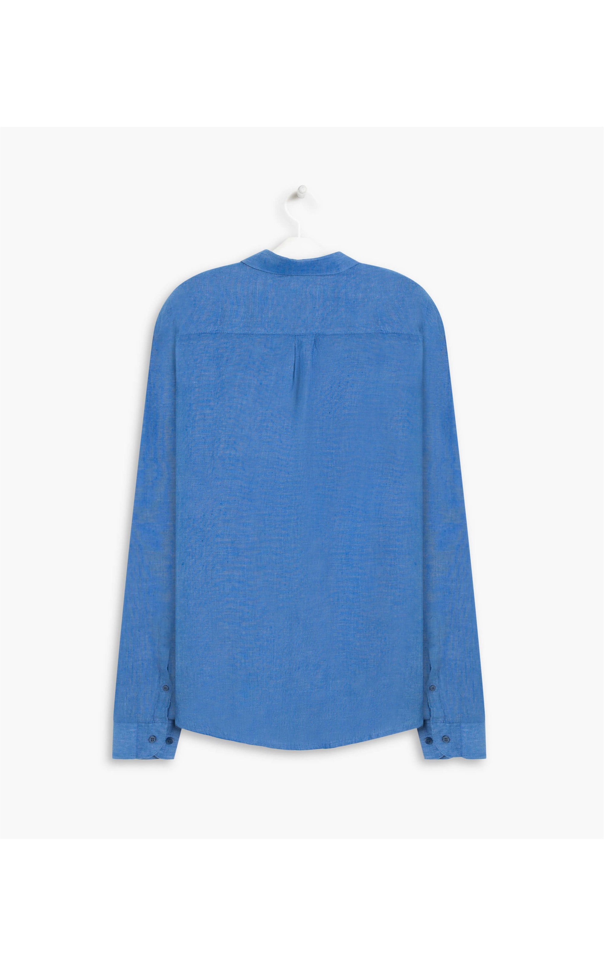 Camisa  Puro Linho  Cross Dye Azul Bic