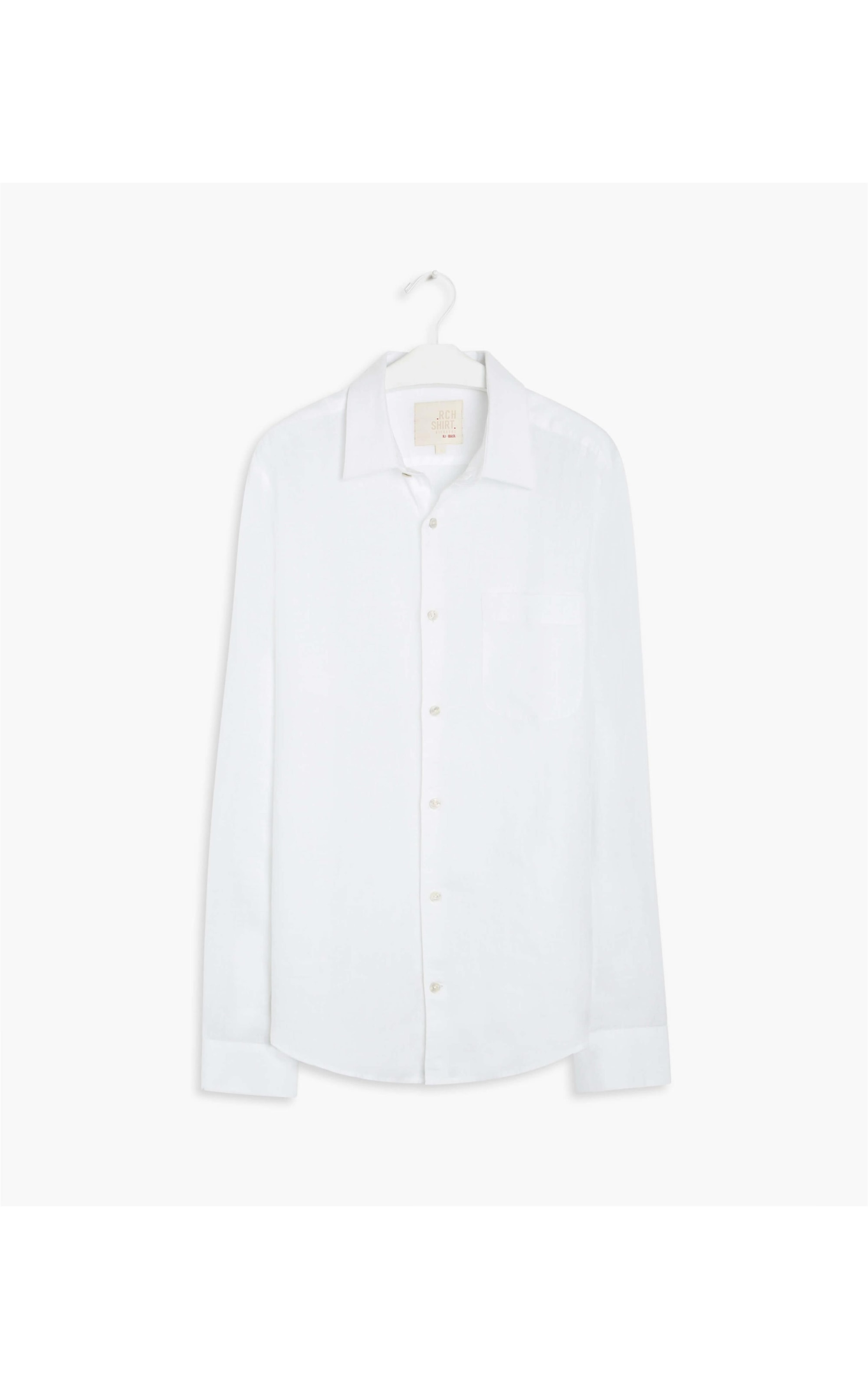 Camisa  Puro Linho  Cross Dye Azul Bic