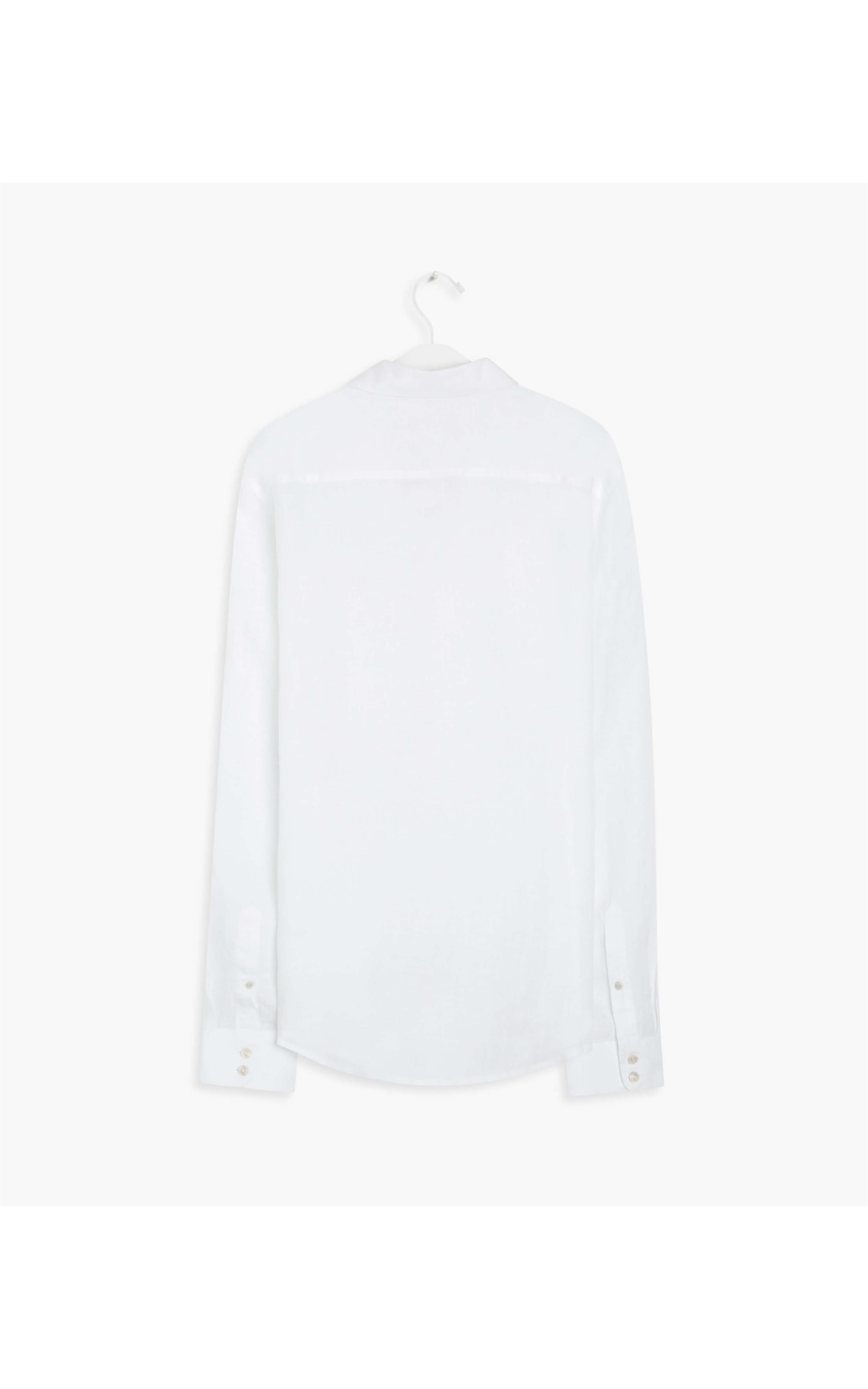 Camisa  Puro Linho  Cross Dye Azul Bic