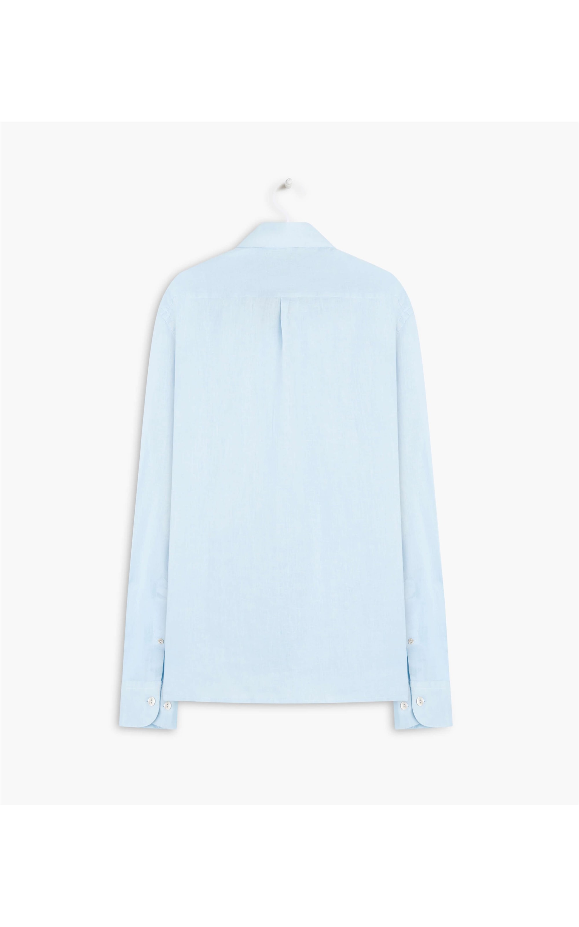 Camisa  Puro Linho  Cross Dye Azul Claro