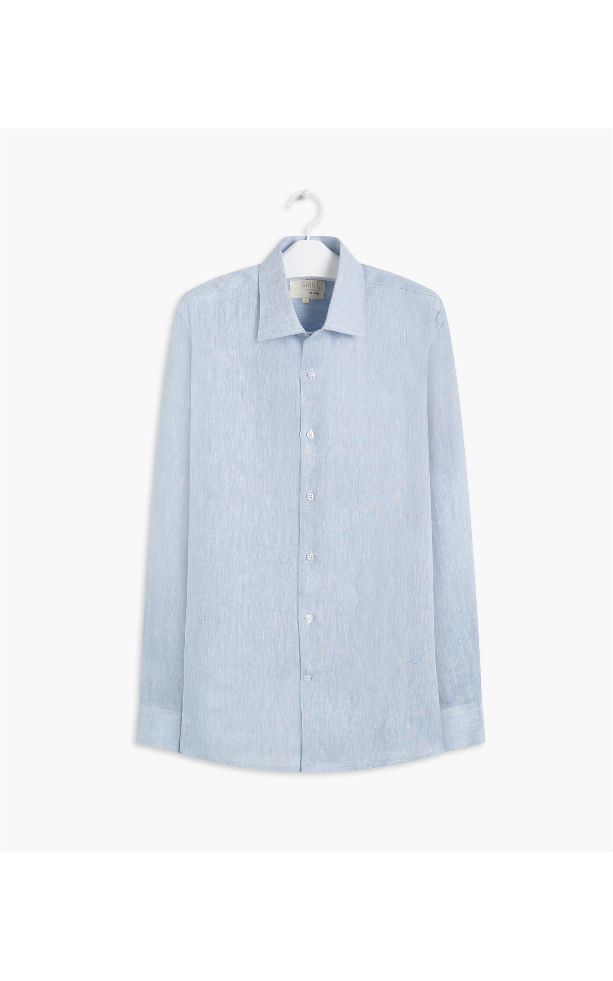 Camisa Puro Linho Cross  Dye Azul Claro