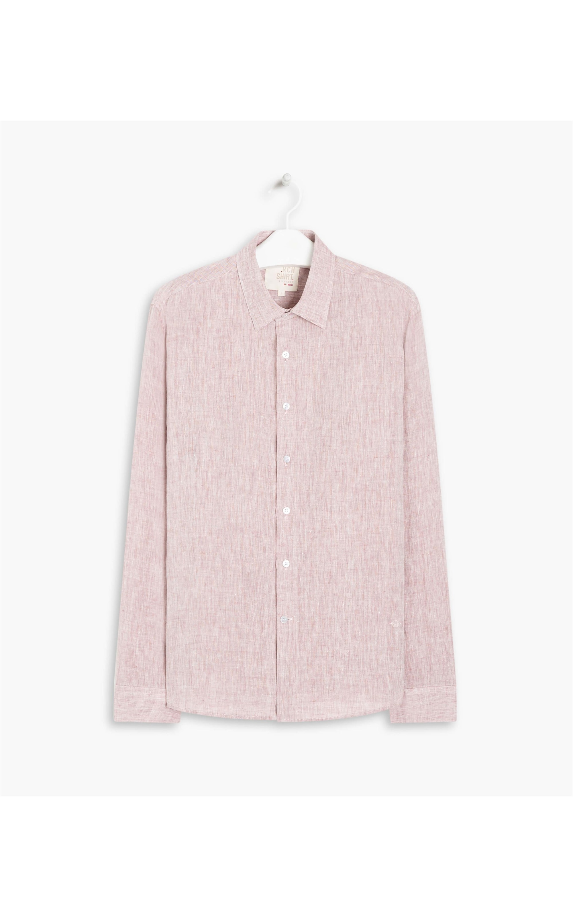Camisa  Puro Linho  Cross Dye Blush