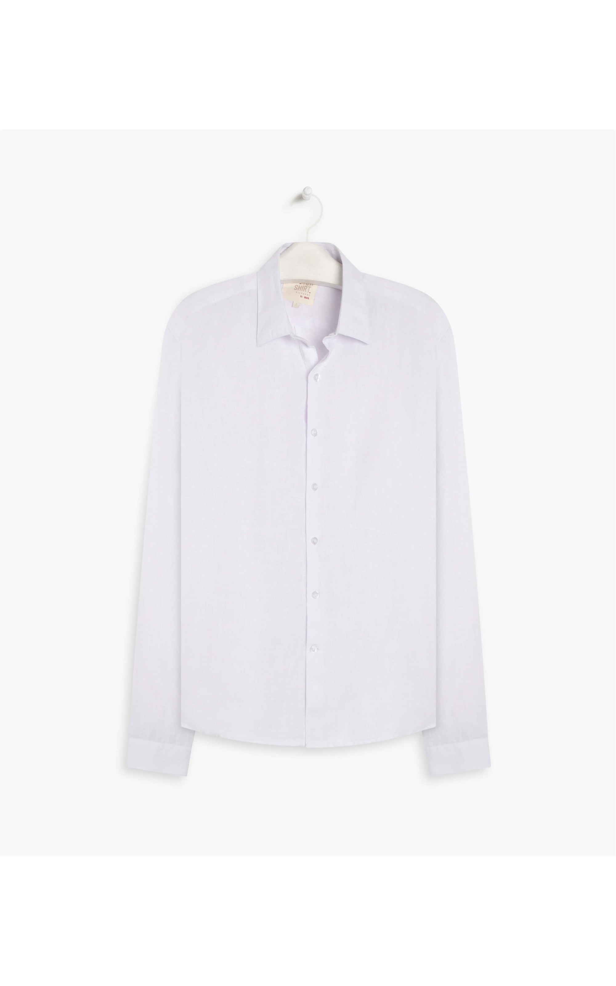 Camisa  Puro Linho  Cross Dye Branco