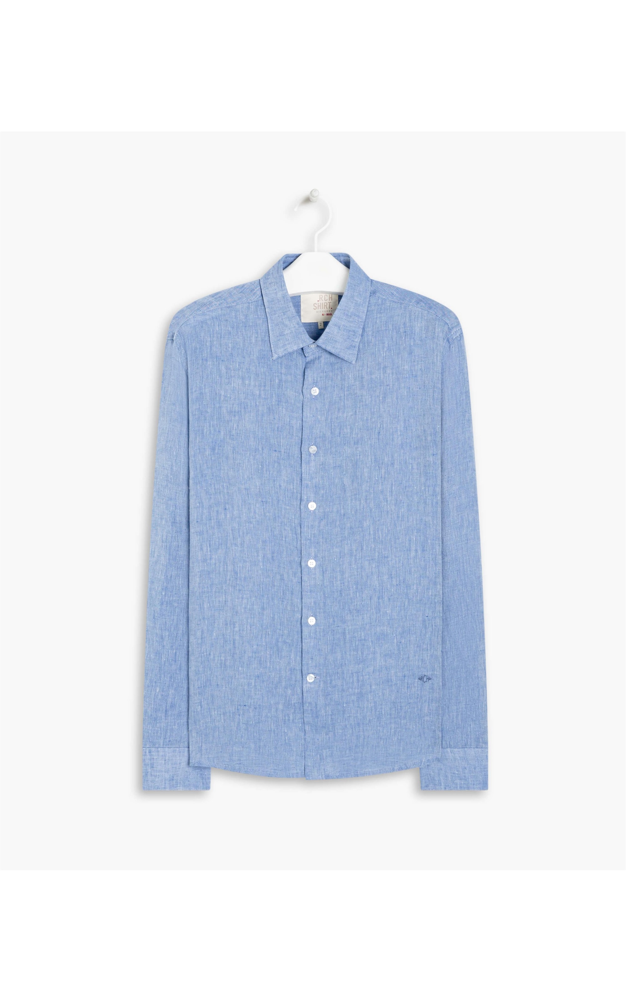 Camisa  Puro Linho  Cross Dye Dark Navy