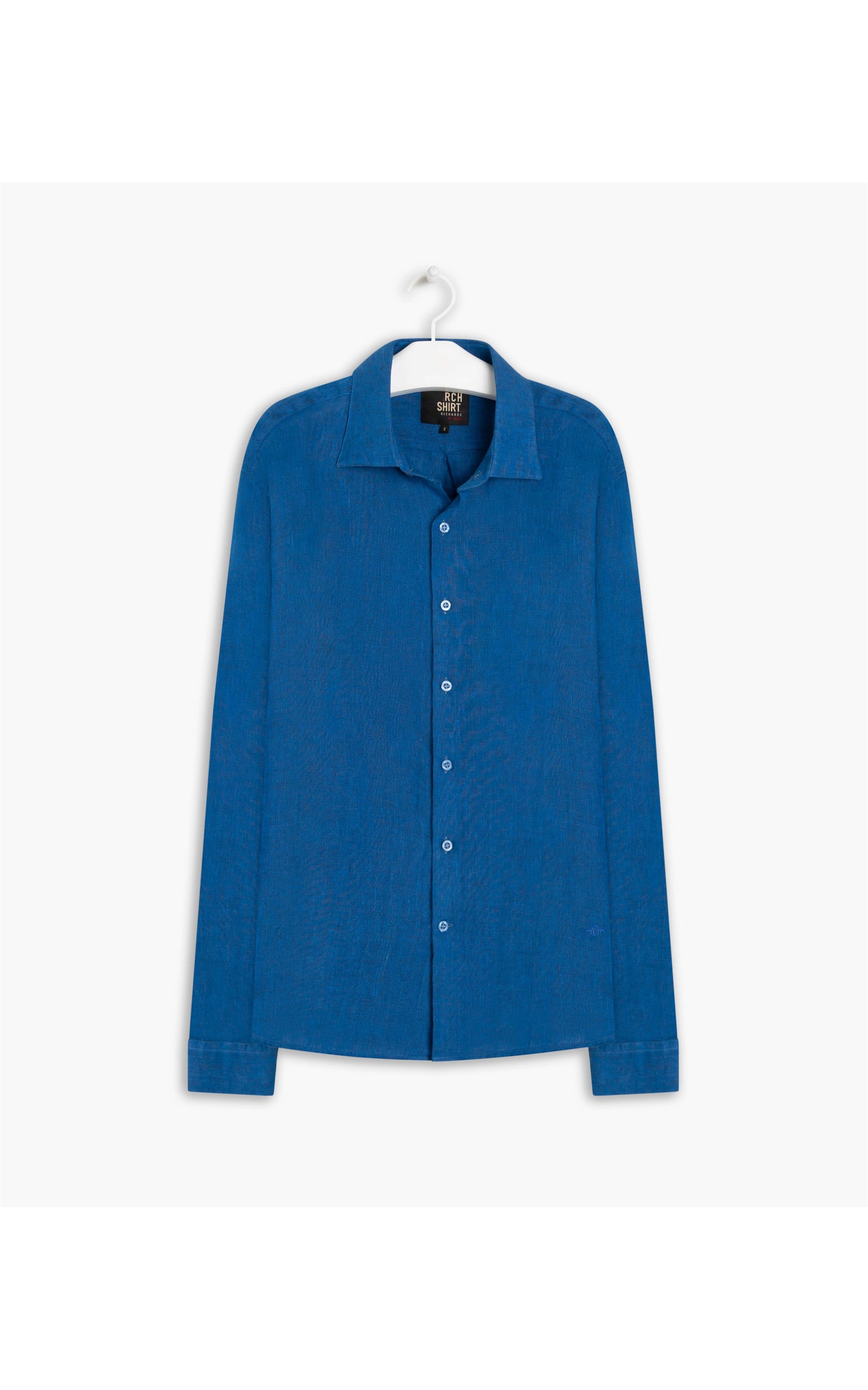 Camisa  Puro Linho  Cross Dye Dark Navy