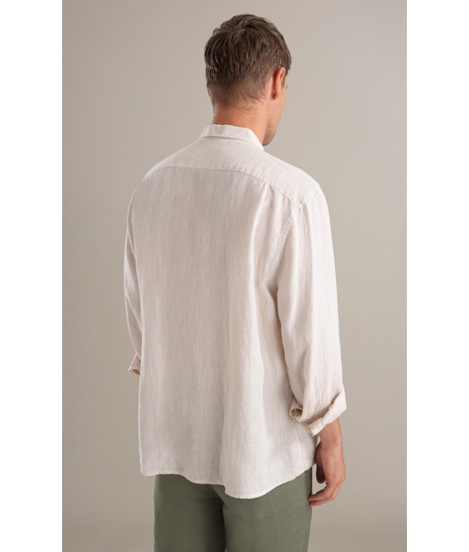 Camisa Puro Linho  Cross Dye Natural