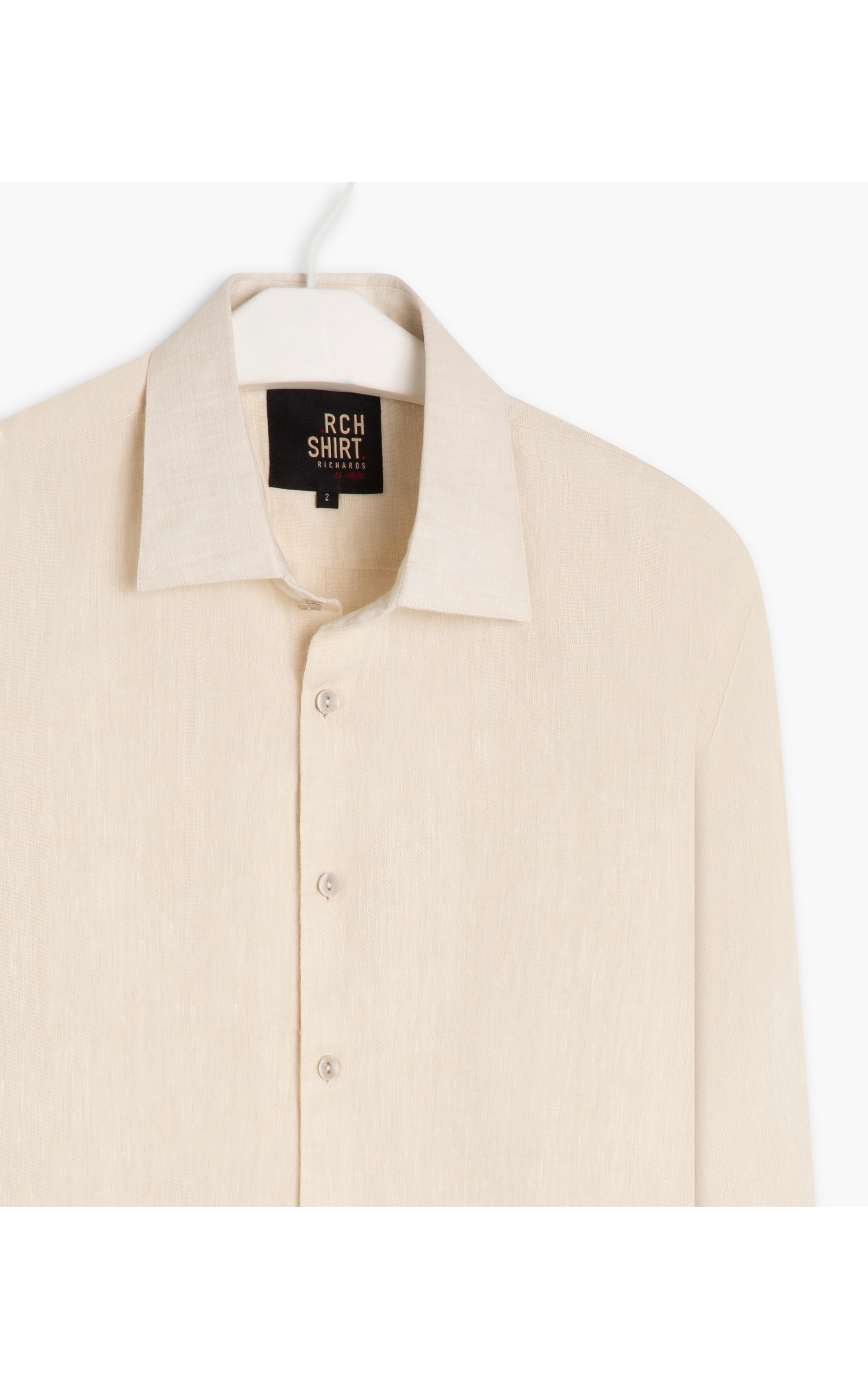 Camisa  Puro Linho  Cross Dye Natural