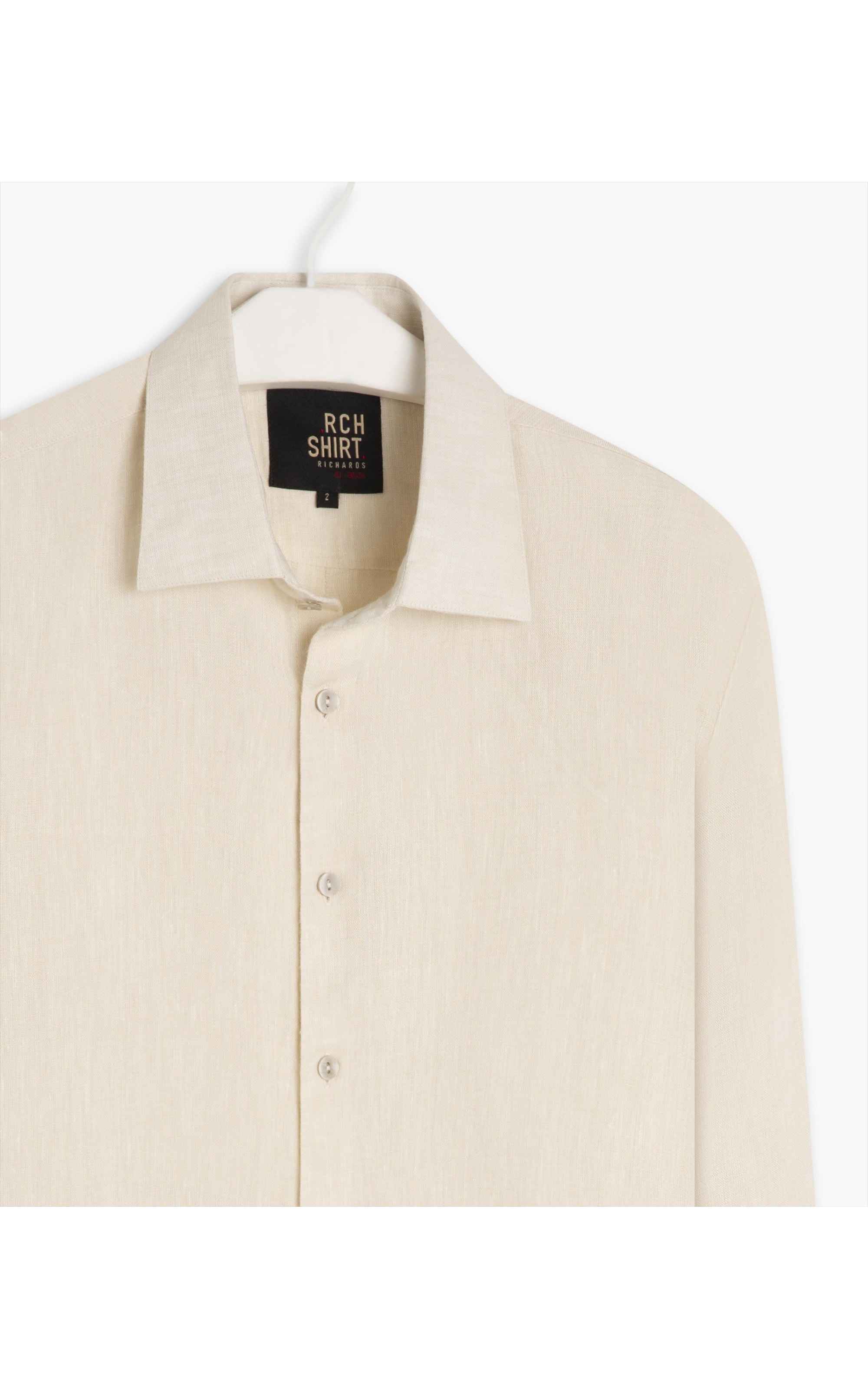 Camisa  Puro Linho  Cross Dye Natural
