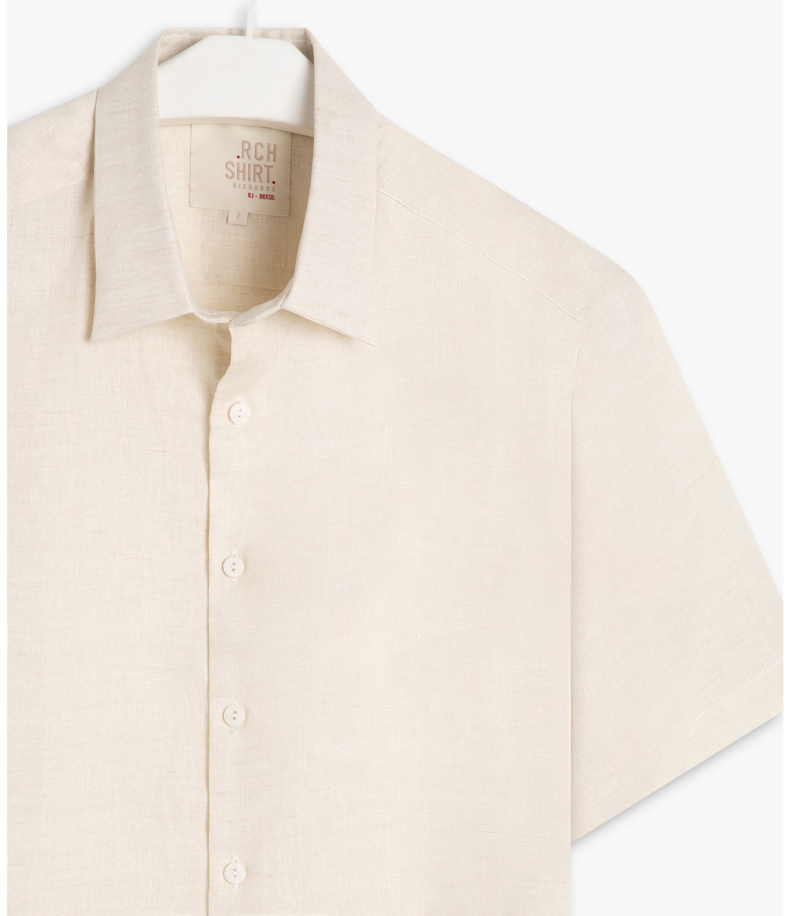 Camisa  Puro Linho  Cross Dye Natural