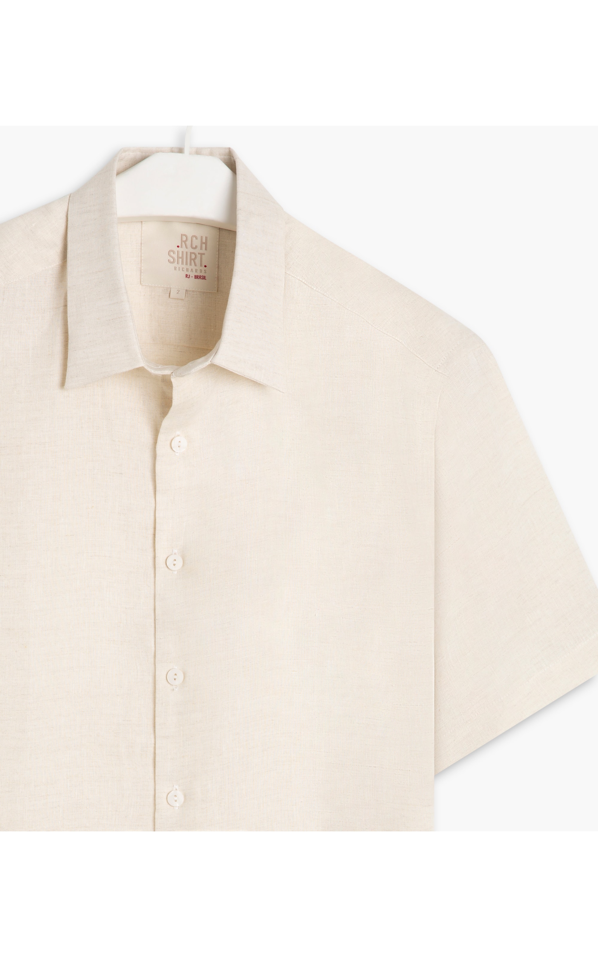 Camisa  Puro Linho  Cross Dye Natural