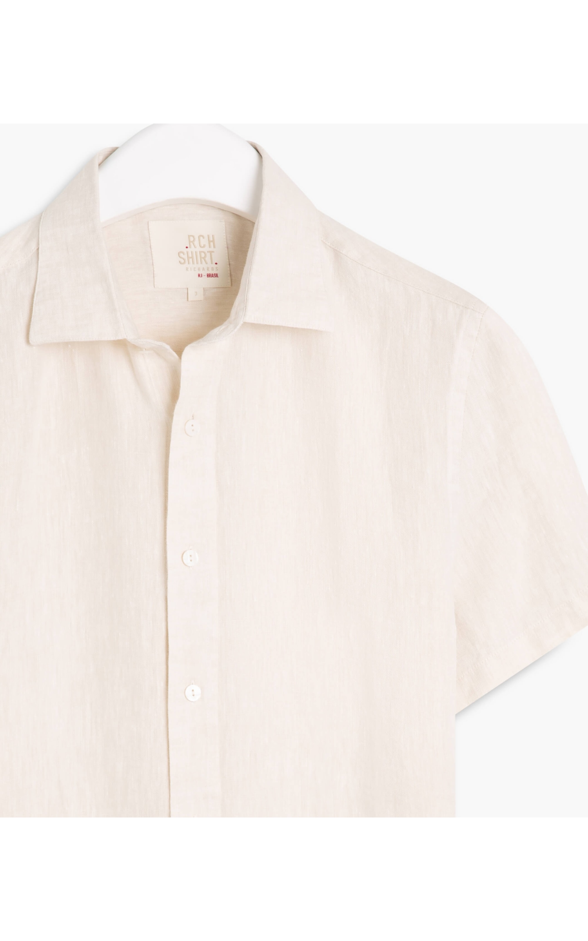 Camisa Puro Linho  Cross Dye Natural