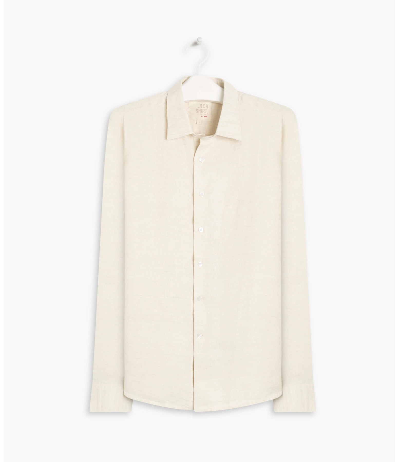 Camisa  Puro Linho  Cross Dye Natural0