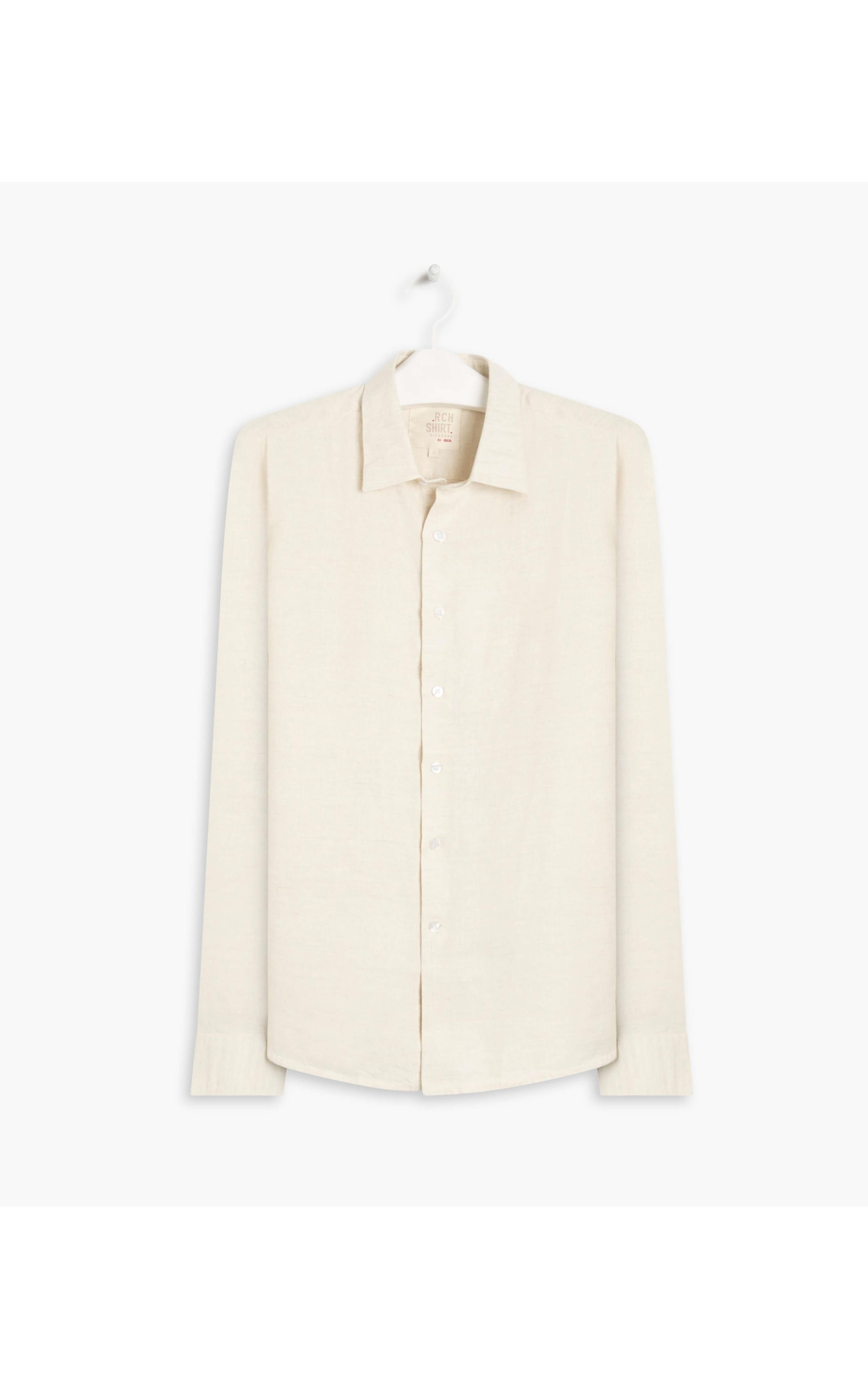 Camisa  Puro Linho  Cross Dye Natural0