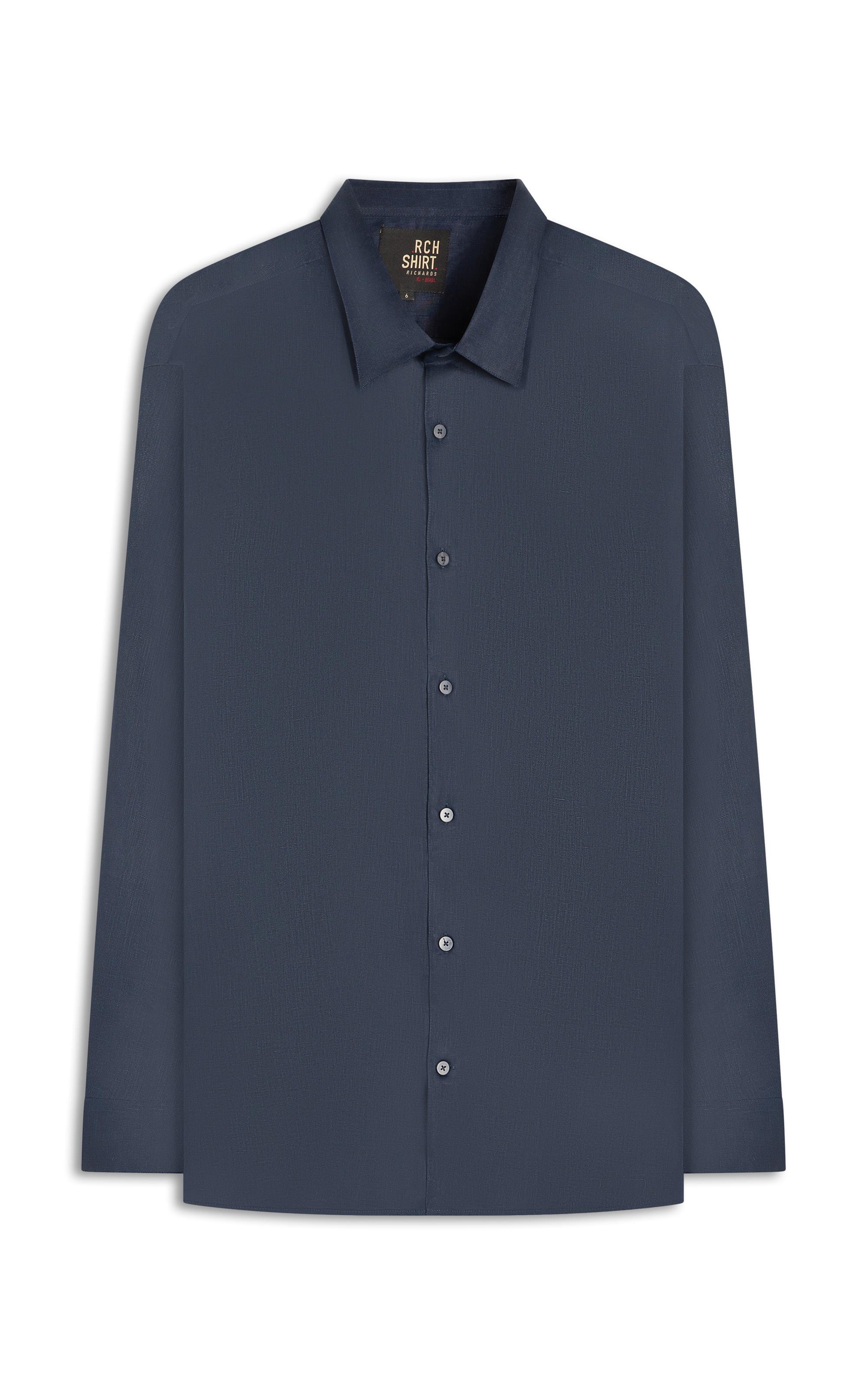 Camisa  Puro Linho  Dark Navy