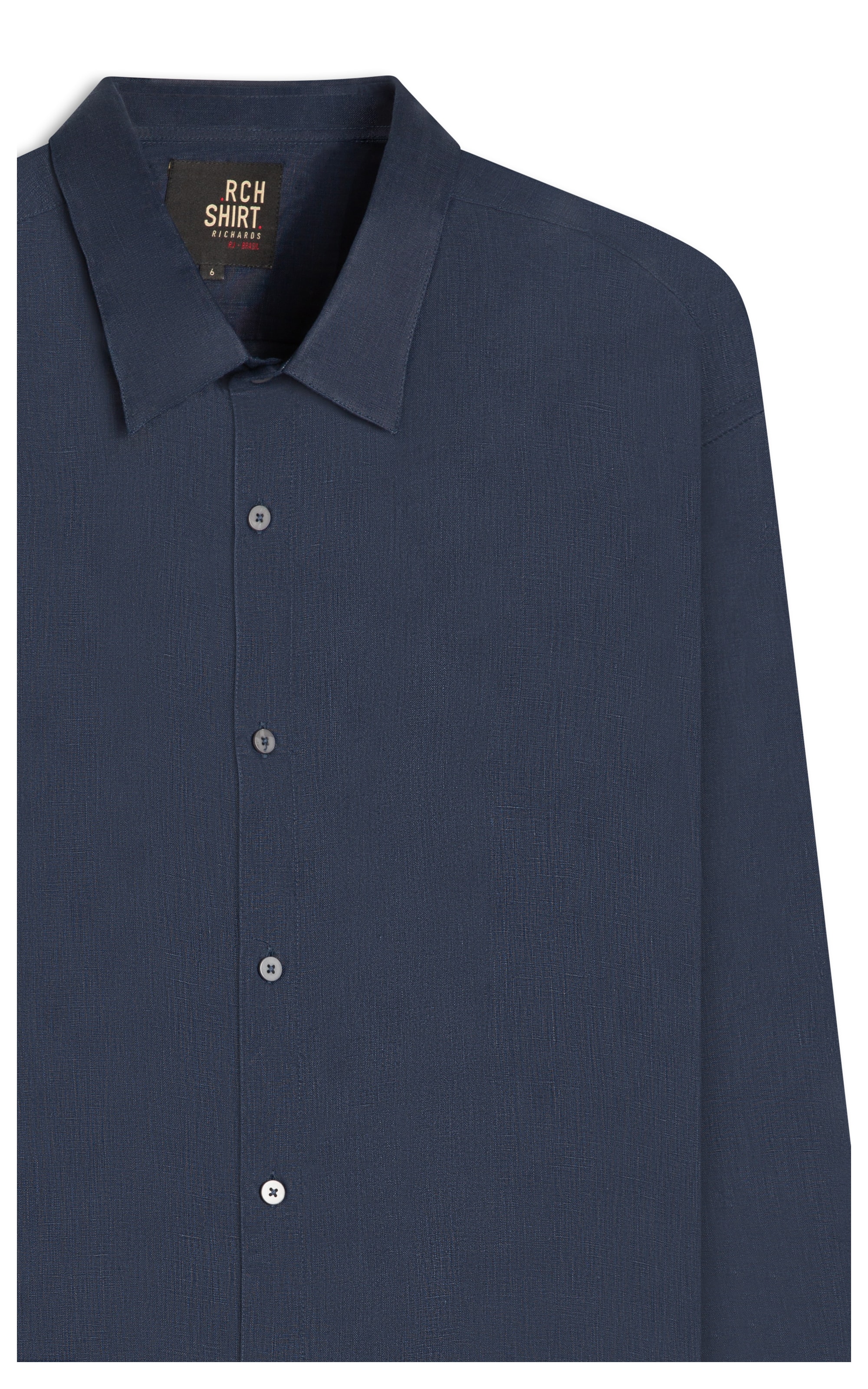 Camisa  Puro Linho  Dark Navy