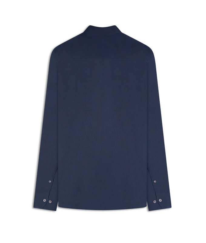 Camisa  Puro Linho Dark Navy i