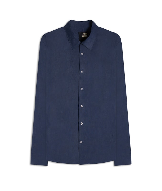 Camisa  Puro Linho Dark Navy i
