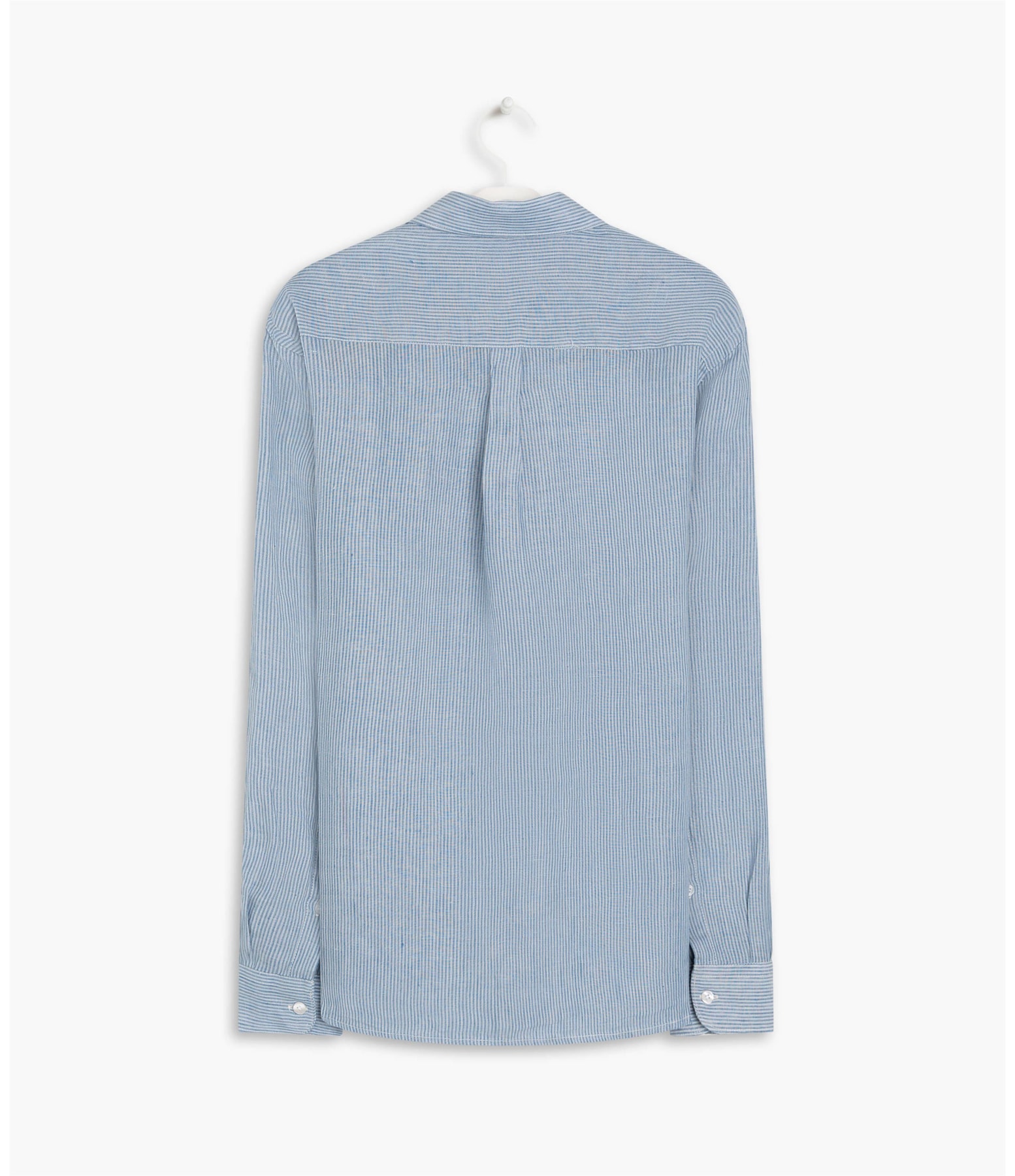 Camisa  Puro Linho  Davi Azul Bic