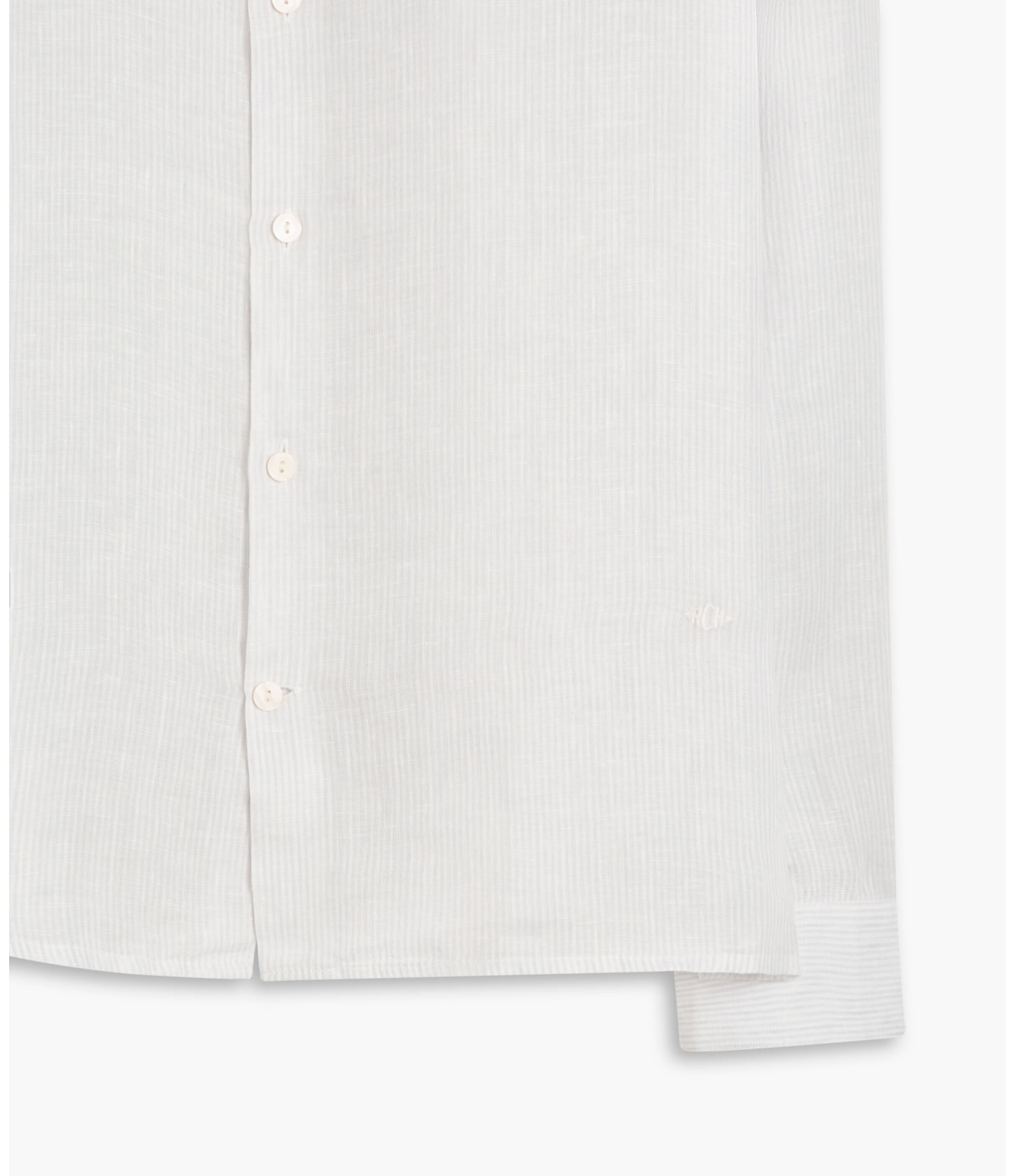 Camisa  Puro Linho  Davi Cinza Claro