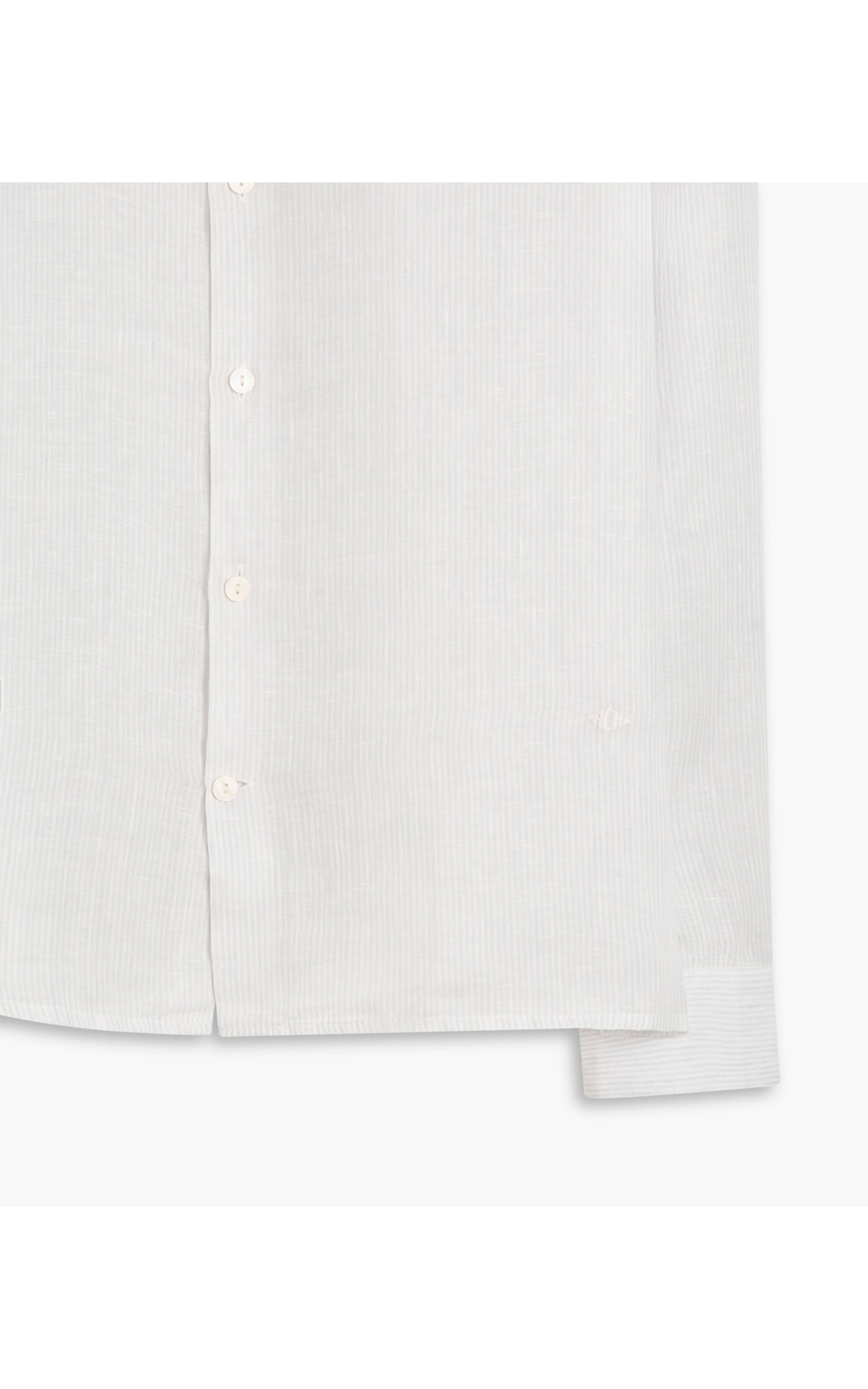 Camisa  Puro Linho  Davi Cinza Claro