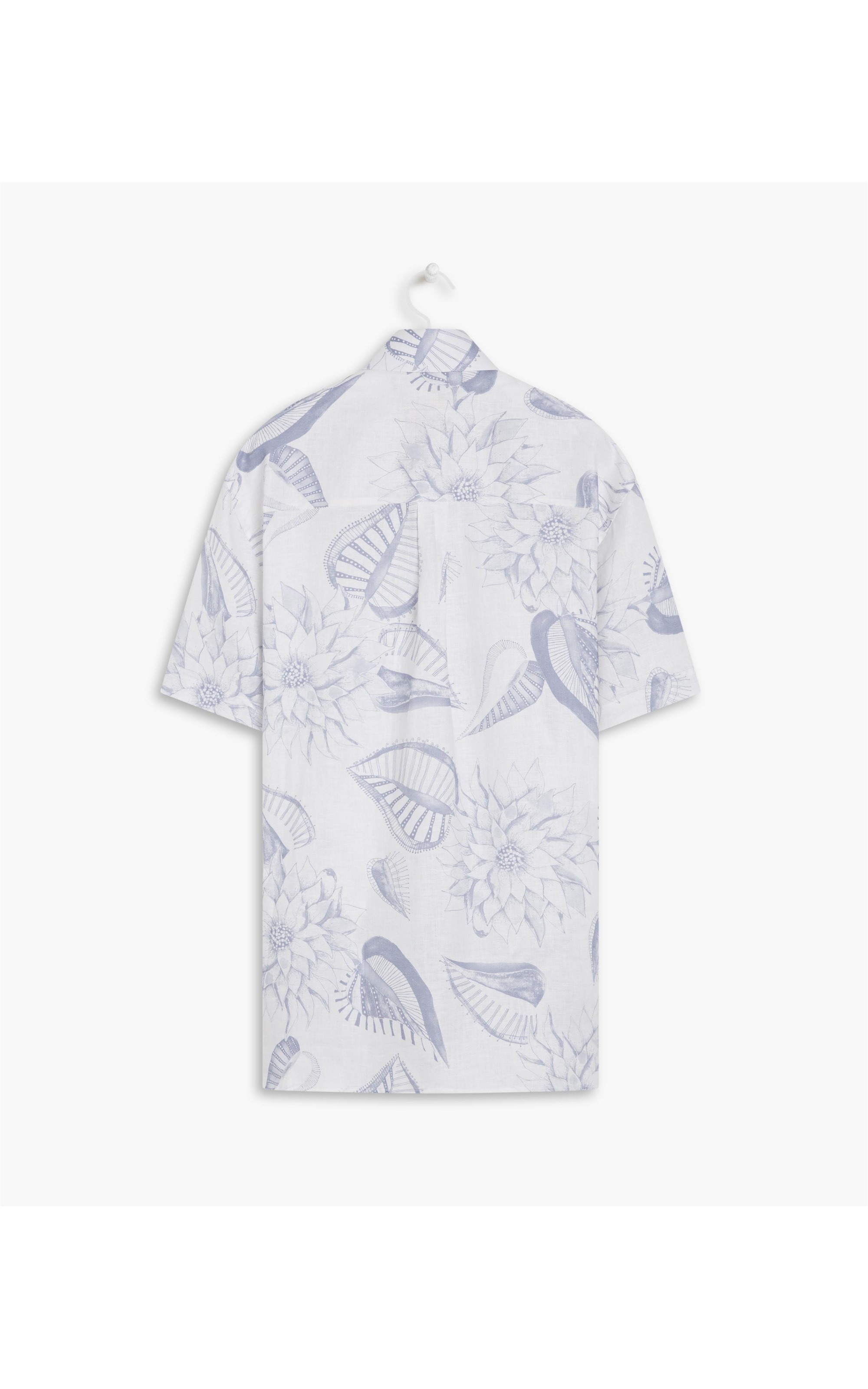Camisa Puro Linho Estampada Dalia Mc Hortencia